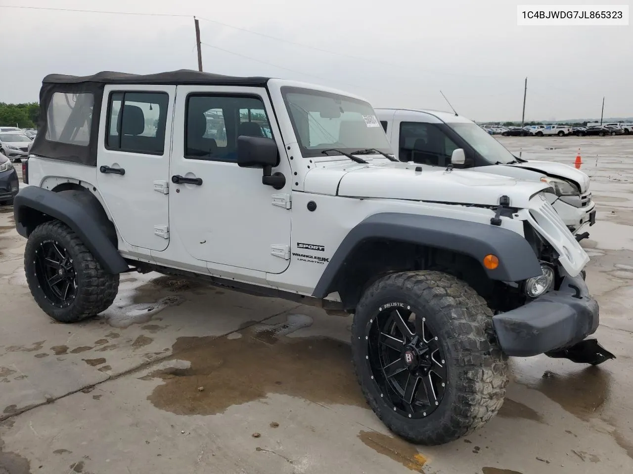 2018 Jeep Wrangler Unlimited Sport VIN: 1C4BJWDG7JL865323 Lot: 55846024