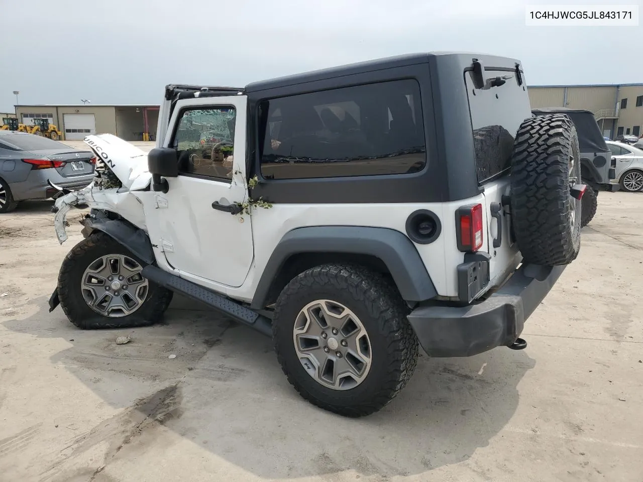 2018 Jeep Wrangler Rubicon VIN: 1C4HJWCG5JL843171 Lot: 55900614