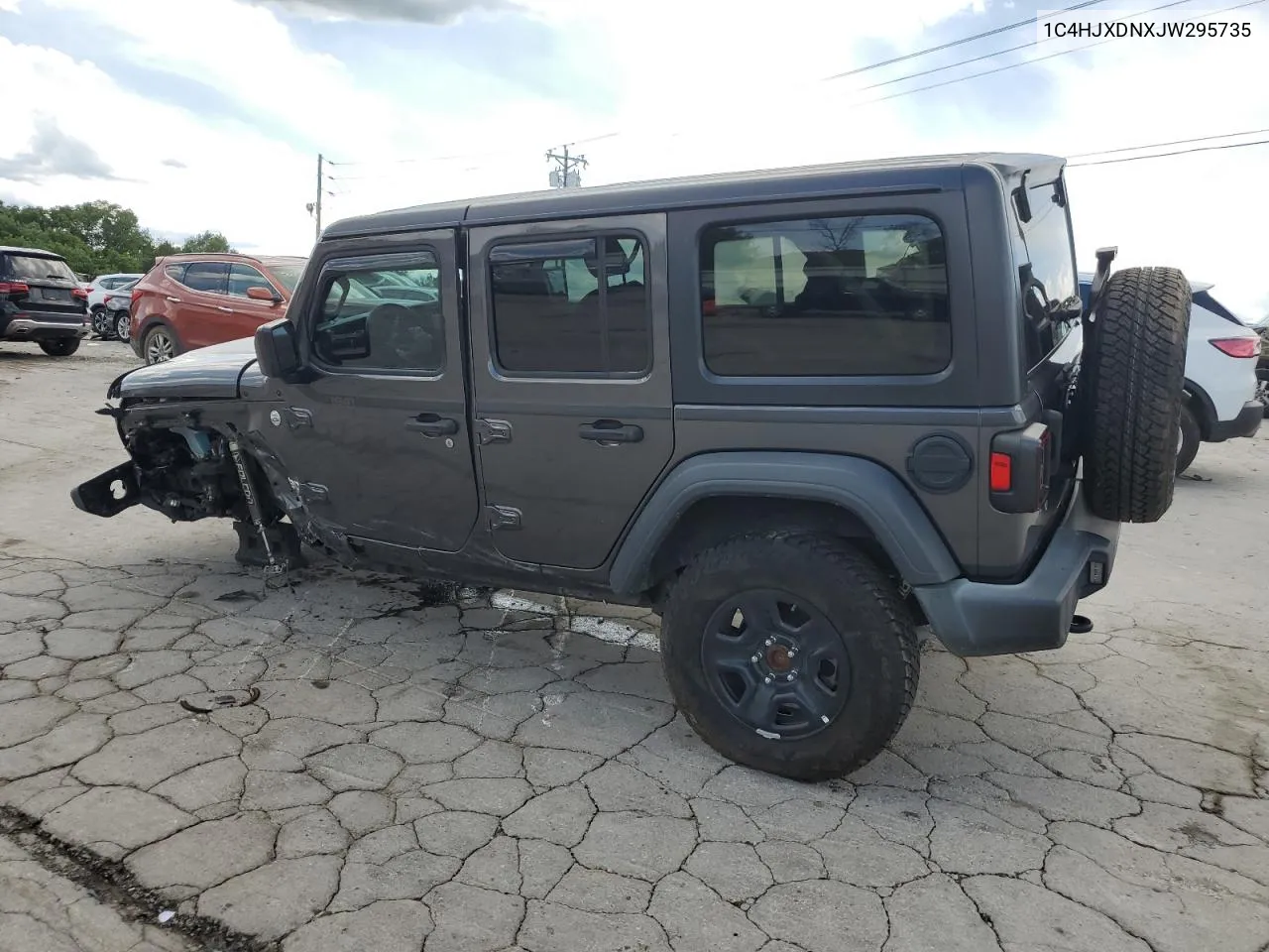 2018 Jeep Wrangler Unlimited Sport VIN: 1C4HJXDNXJW295735 Lot: 56734884