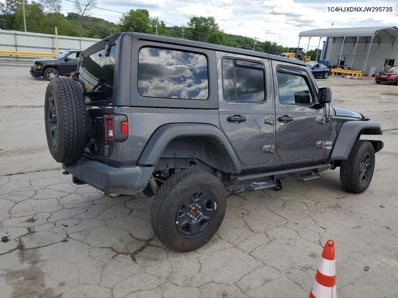 2018 Jeep Wrangler Unlimited Sport VIN: 1C4HJXDNXJW295735 Lot: 56734884