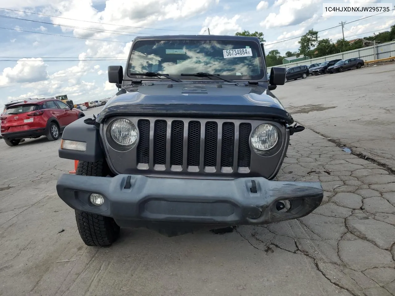 2018 Jeep Wrangler Unlimited Sport VIN: 1C4HJXDNXJW295735 Lot: 56734884