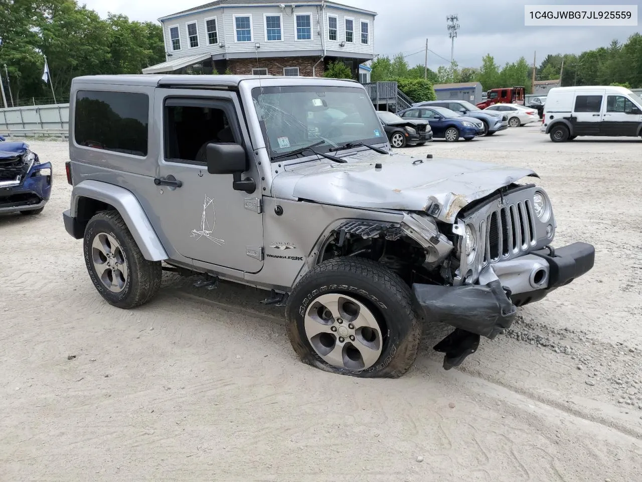 2018 Jeep Wrangler Sahara VIN: 1C4GJWBG7JL925559 Lot: 56997154