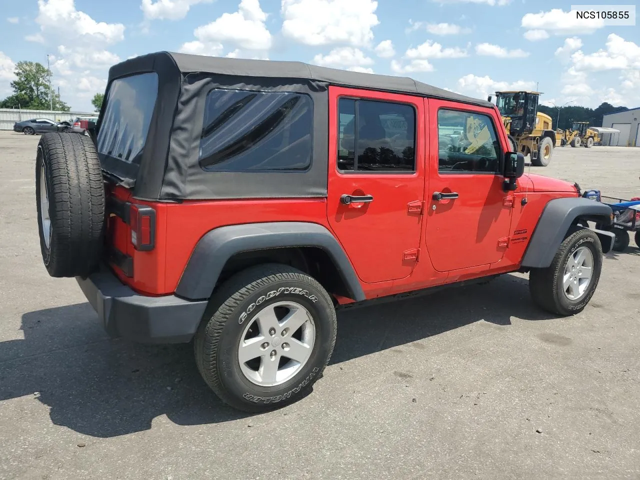 2018 Jeep Wrangler VIN: NCS105855 Lot: 57570954