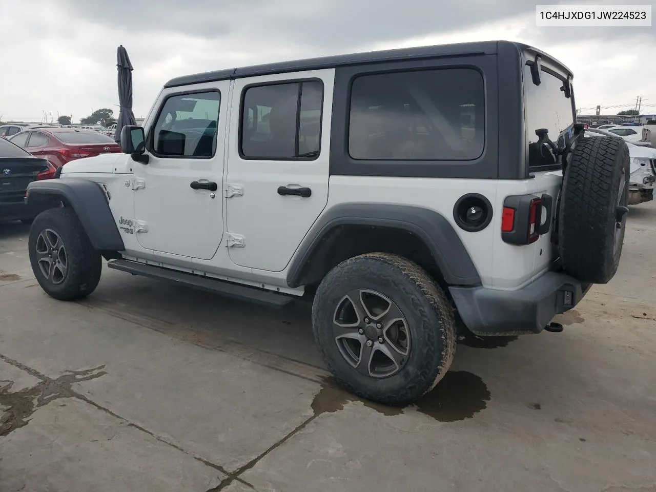 2018 Jeep Wrangler Unlimited Sport VIN: 1C4HJXDG1JW224523 Lot: 57832894