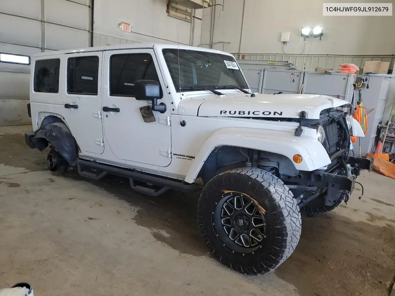 2018 Jeep Wrangler Unlimited Rubicon VIN: 1C4HJWFG9JL912679 Lot: 58478054