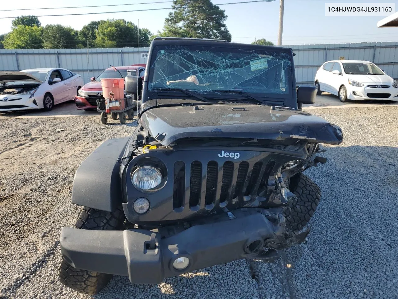 2018 Jeep Wrangler Unlimited Sport VIN: 1C4HJWDG4JL931160 Lot: 59161464