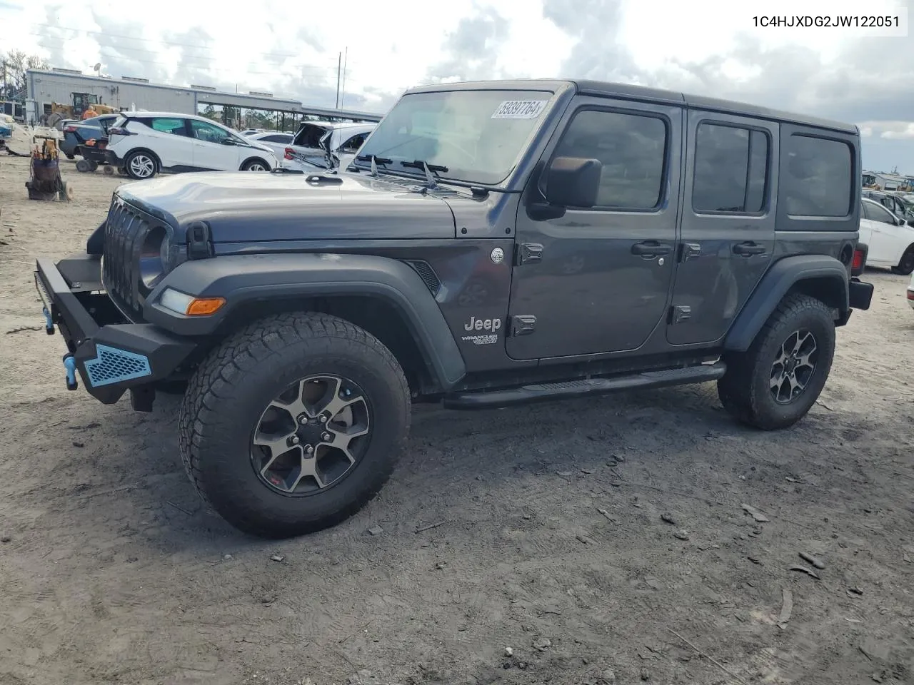 2018 Jeep Wrangler Unlimited Sport VIN: 1C4HJXDG2JW122051 Lot: 59397764