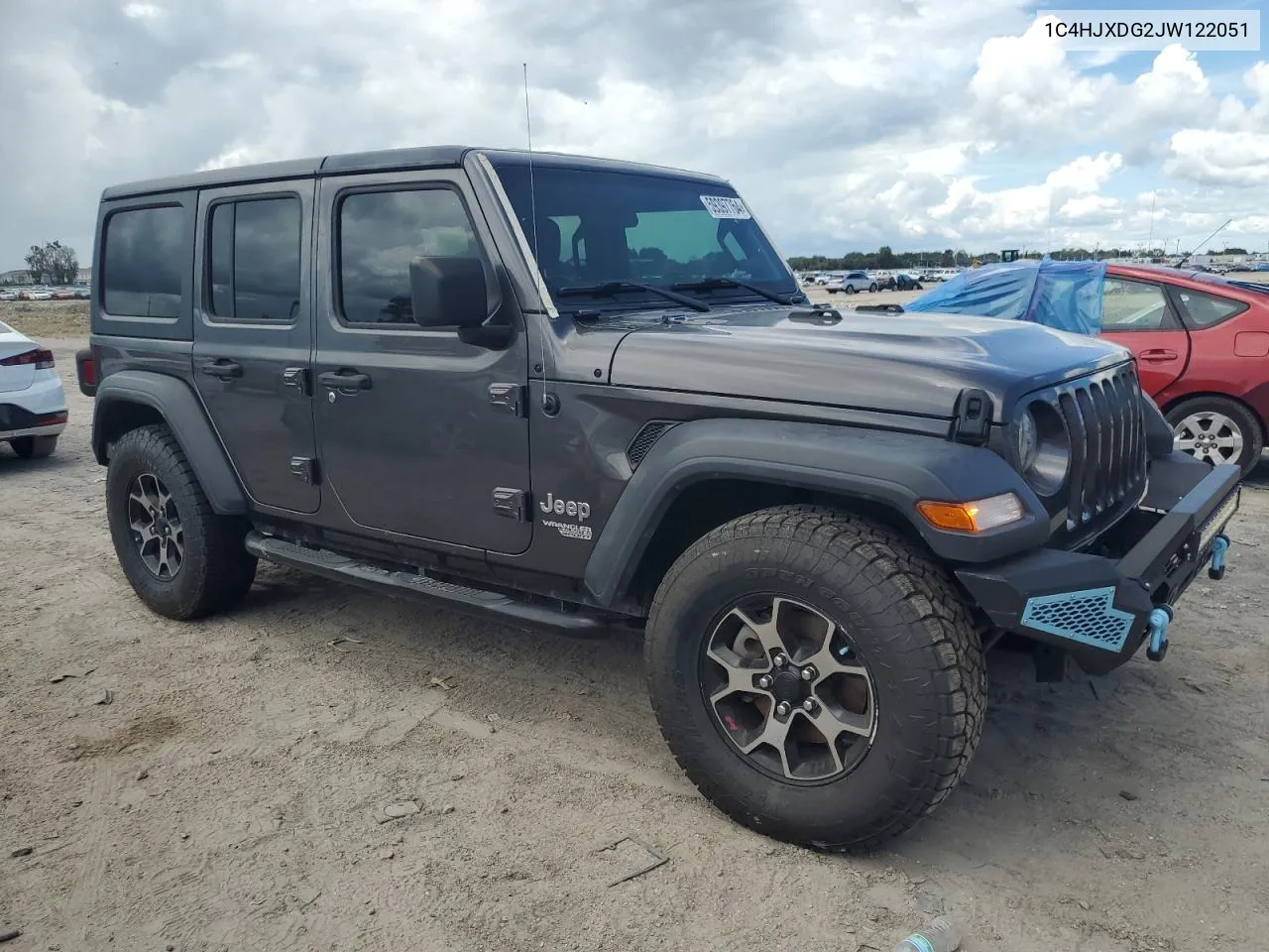 2018 Jeep Wrangler Unlimited Sport VIN: 1C4HJXDG2JW122051 Lot: 59397764