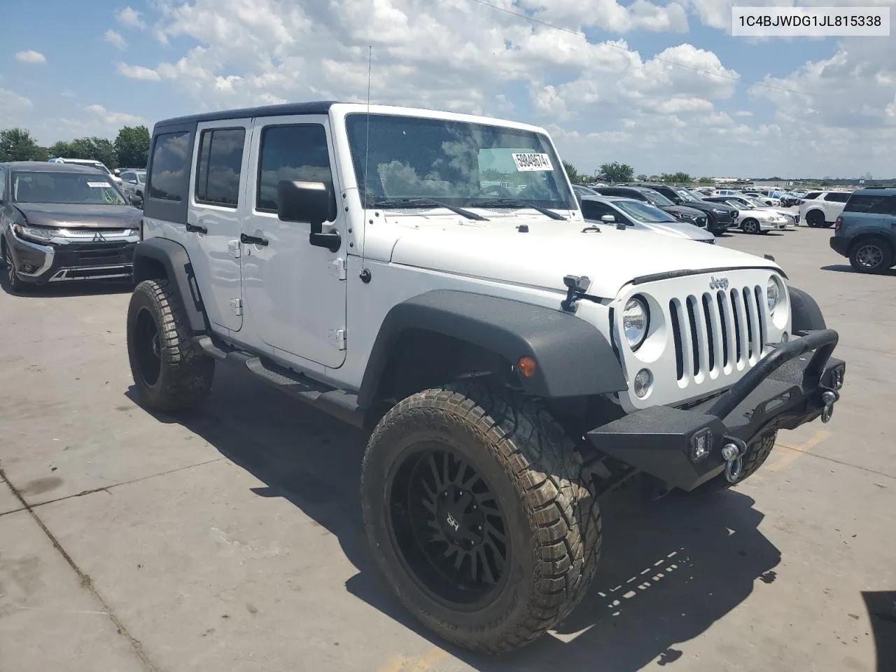 2018 Jeep Wrangler Unlimited Sport VIN: 1C4BJWDG1JL815338 Lot: 59849674