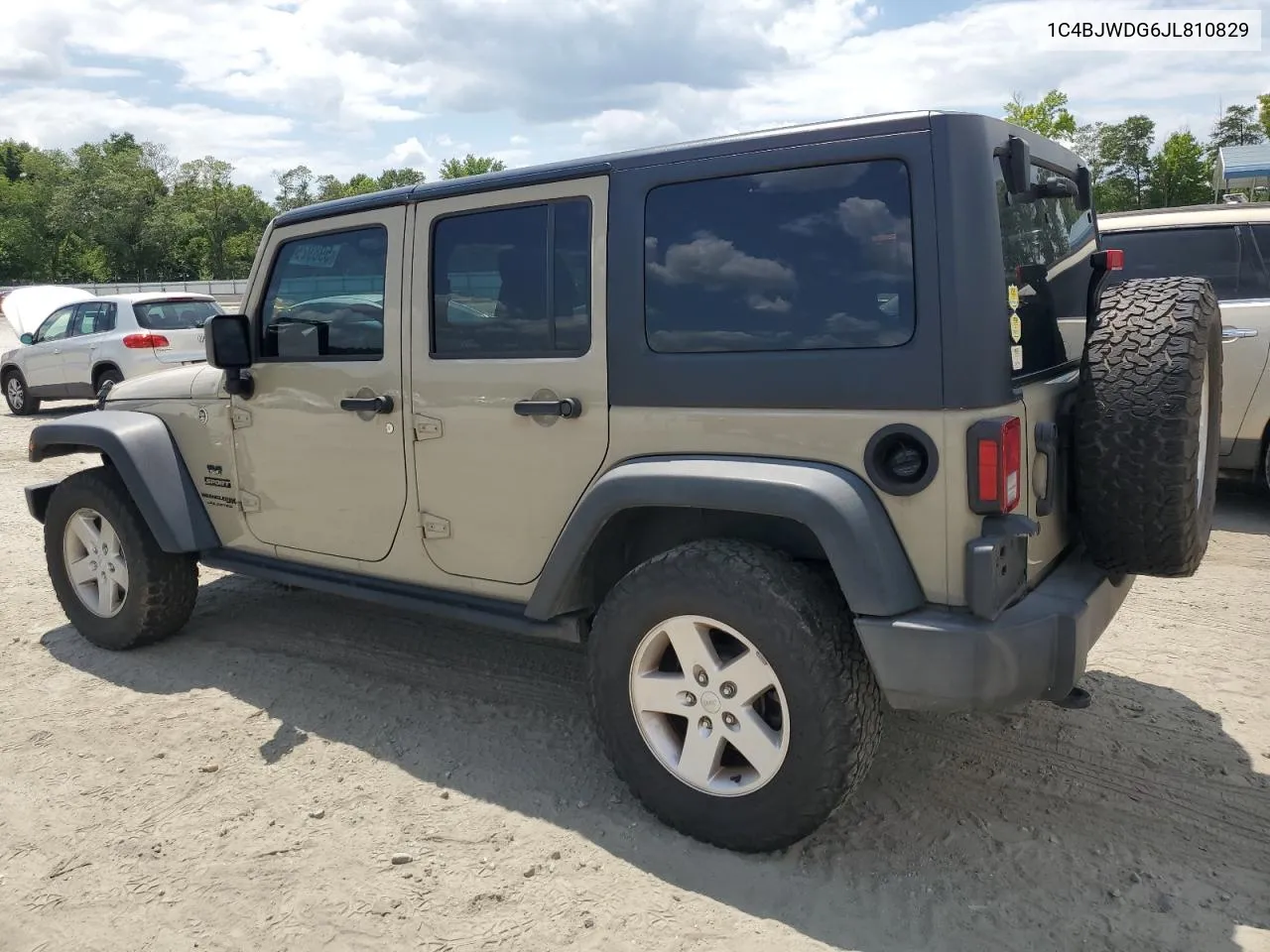 2018 Jeep Wrangler Unlimited Sport VIN: 1C4BJWDG6JL810829 Lot: 59892964