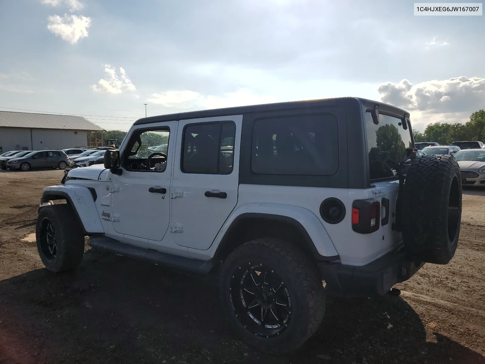 2018 Jeep Wrangler Unlimited Sahara VIN: 1C4HJXEG6JW167007 Lot: 60029024