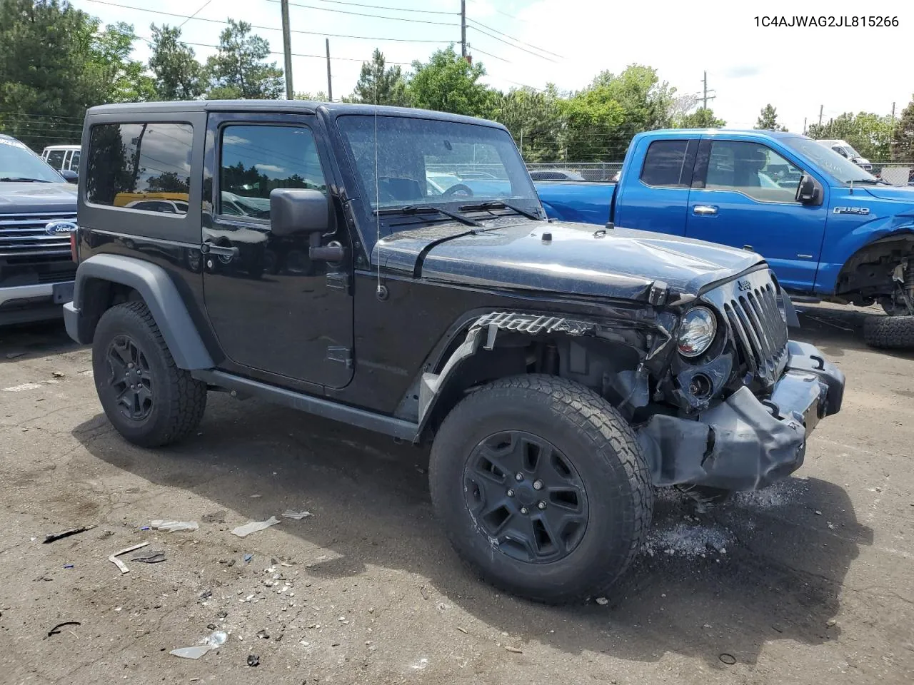 2018 Jeep Wrangler Sport VIN: 1C4AJWAG2JL815266 Lot: 60033344