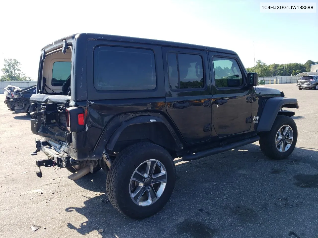 1C4HJXDG1JW188588 2018 Jeep Wrangler Unlimited Sport