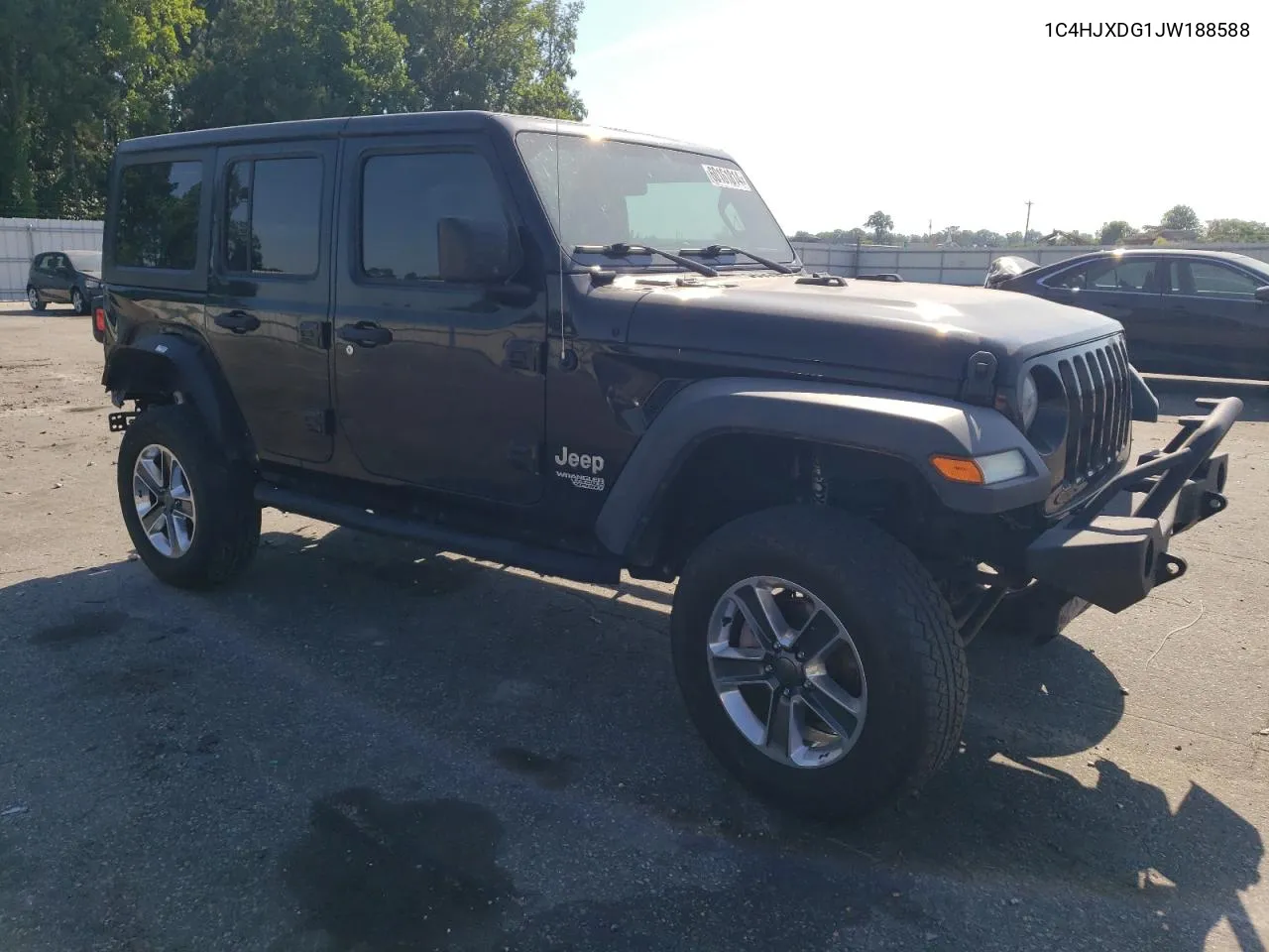 2018 Jeep Wrangler Unlimited Sport VIN: 1C4HJXDG1JW188588 Lot: 60161814