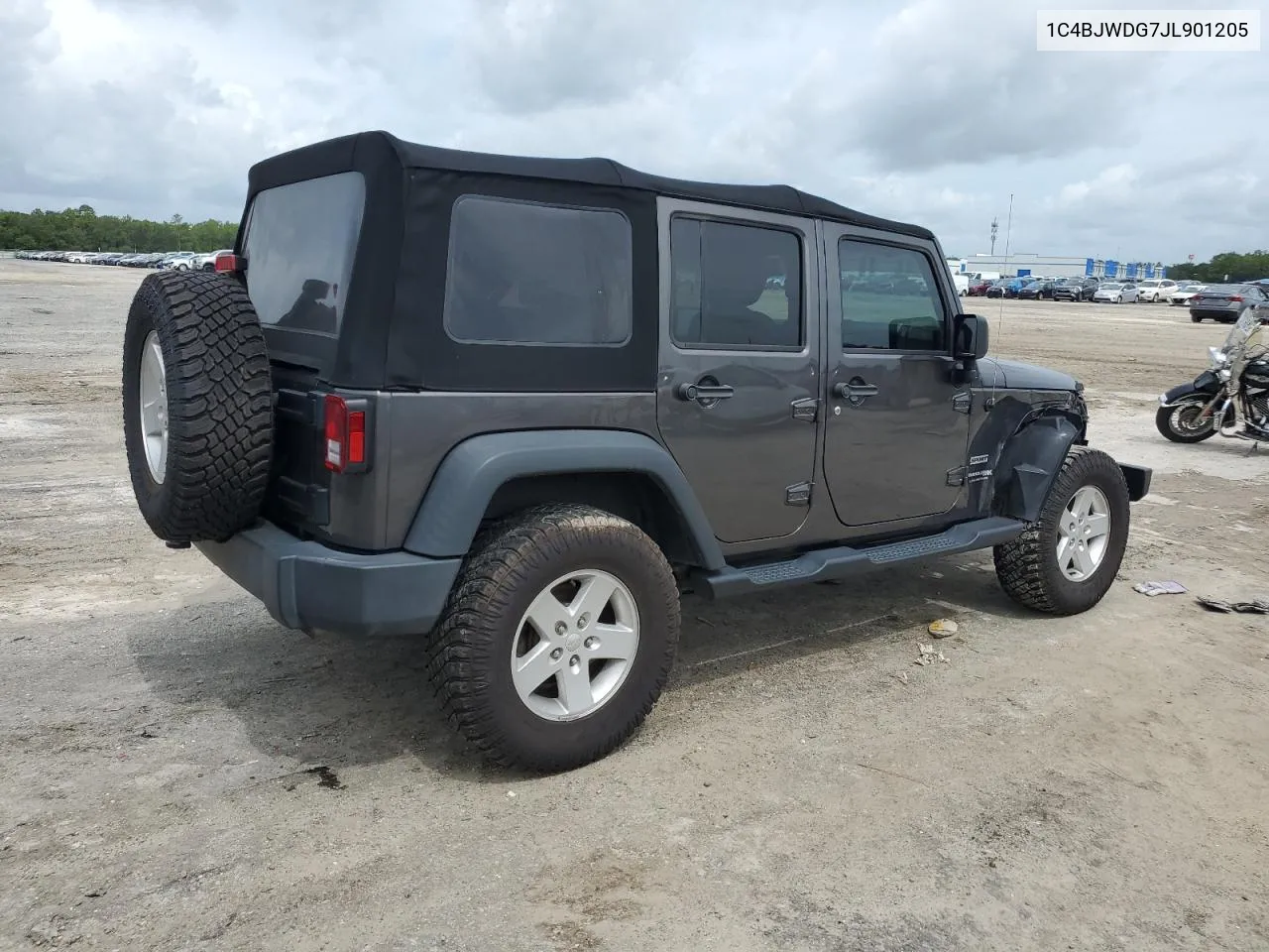 2018 Jeep Wrangler Unlimited Sport VIN: 1C4BJWDG7JL901205 Lot: 60219434