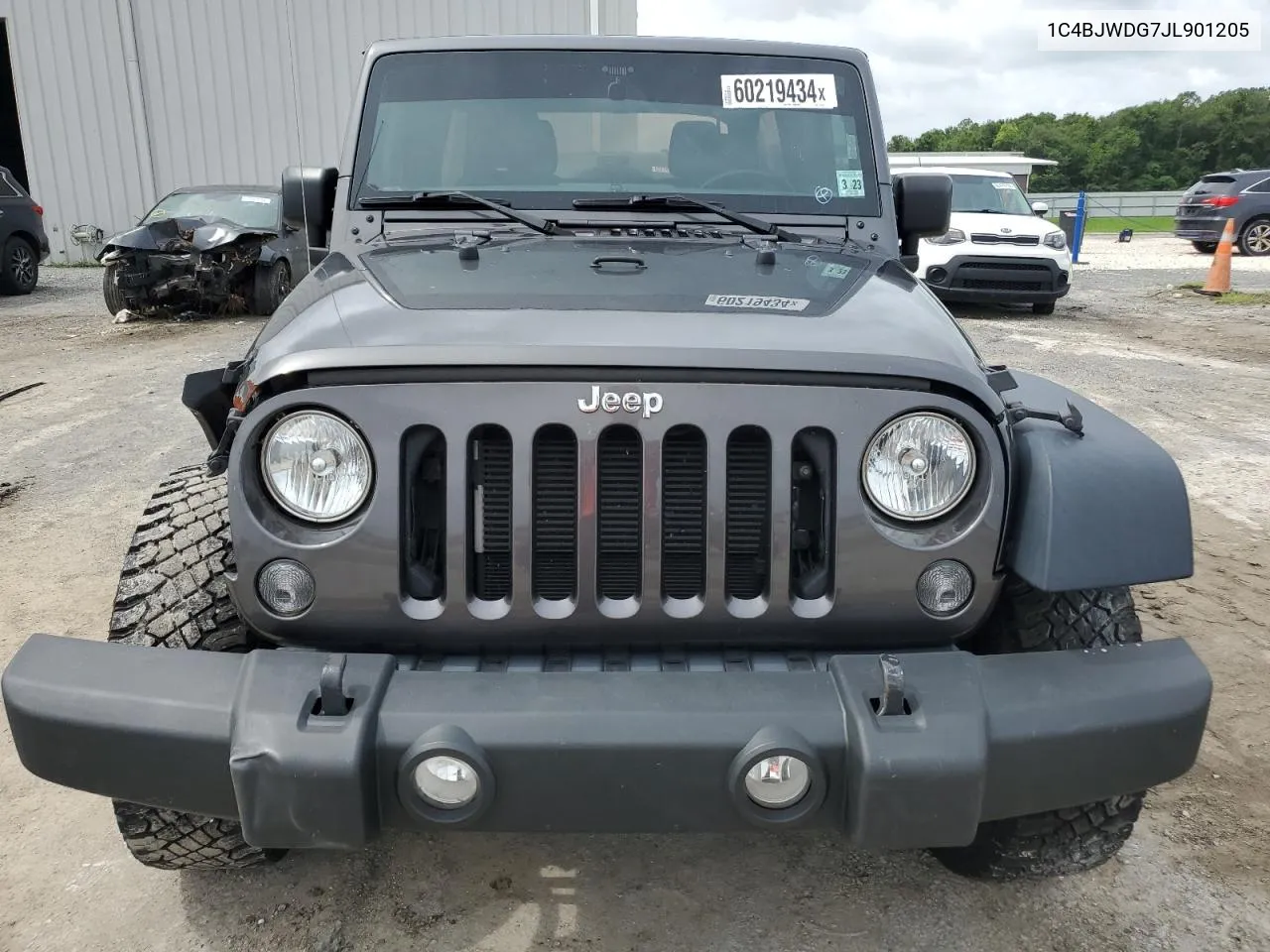 2018 Jeep Wrangler Unlimited Sport VIN: 1C4BJWDG7JL901205 Lot: 60219434