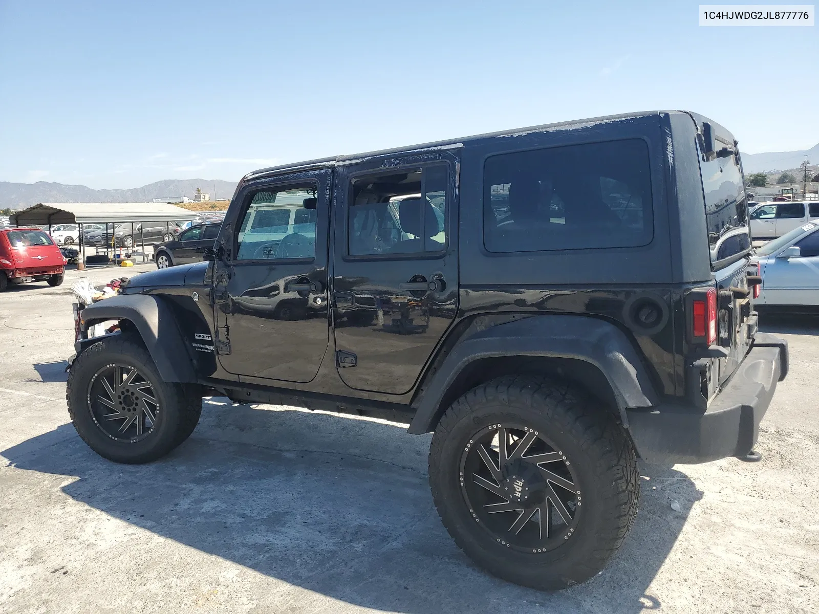 2018 Jeep Wrangler Unlimited Sport VIN: 1C4HJWDG2JL877776 Lot: 60302084