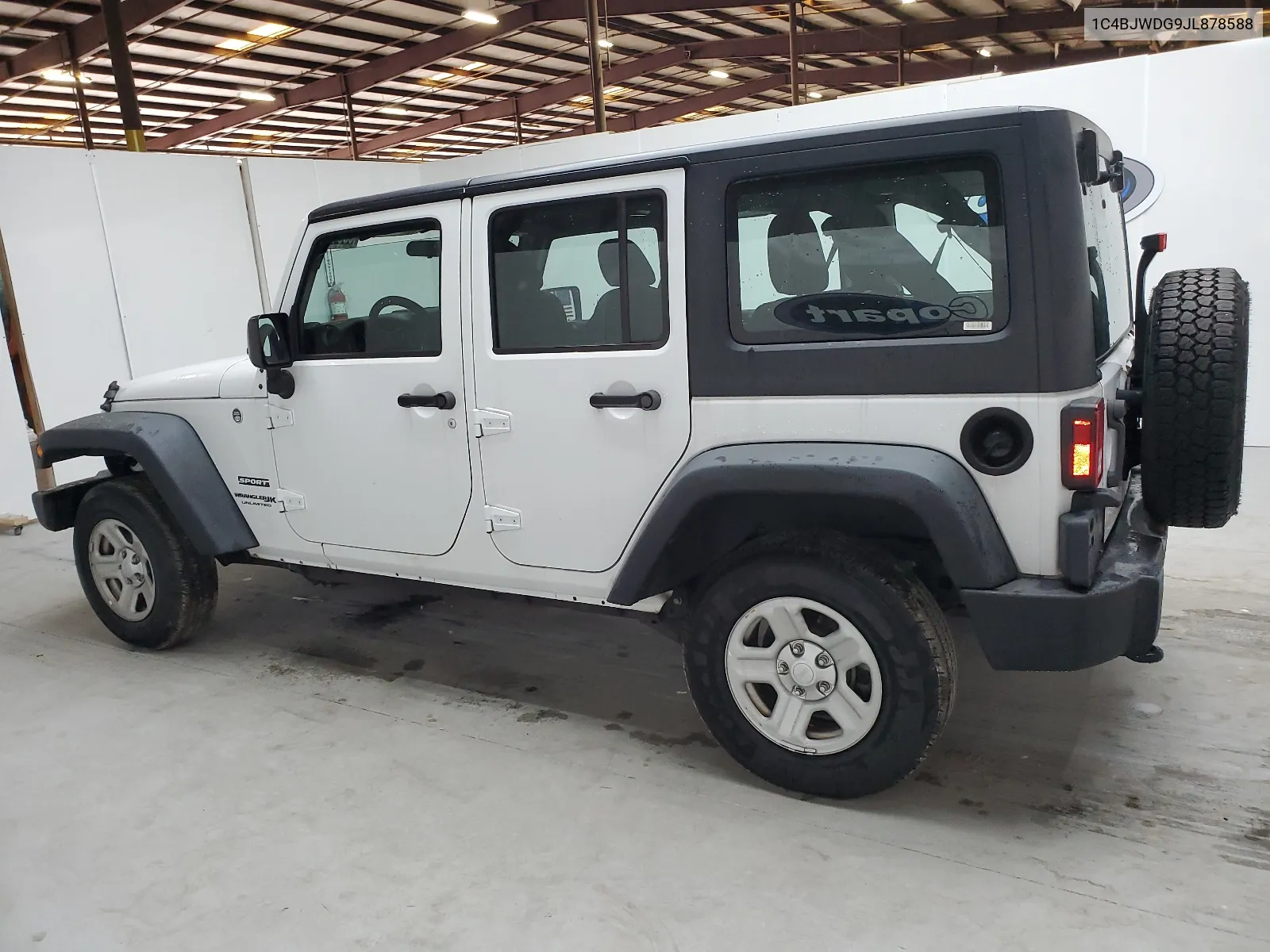 2018 Jeep Wrangler Unlimited Sport VIN: 1C4BJWDG9JL878588 Lot: 60347634