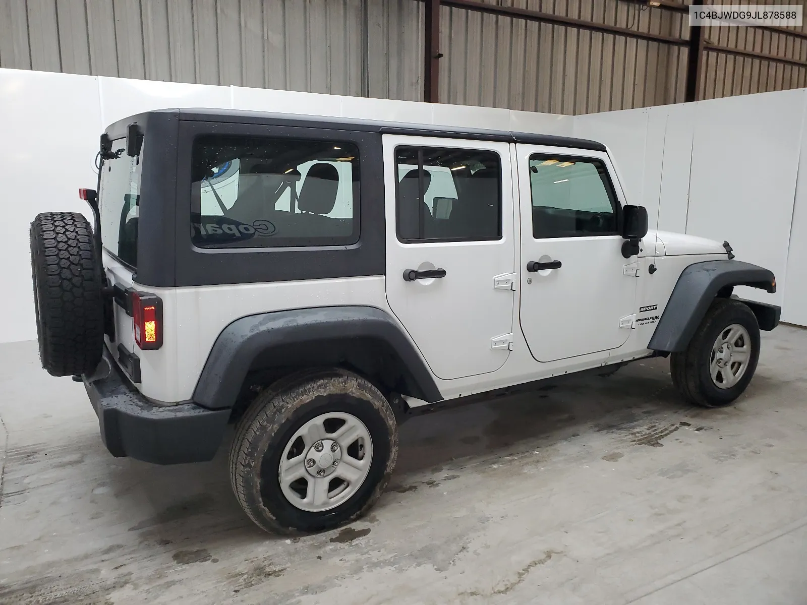 2018 Jeep Wrangler Unlimited Sport VIN: 1C4BJWDG9JL878588 Lot: 60347634