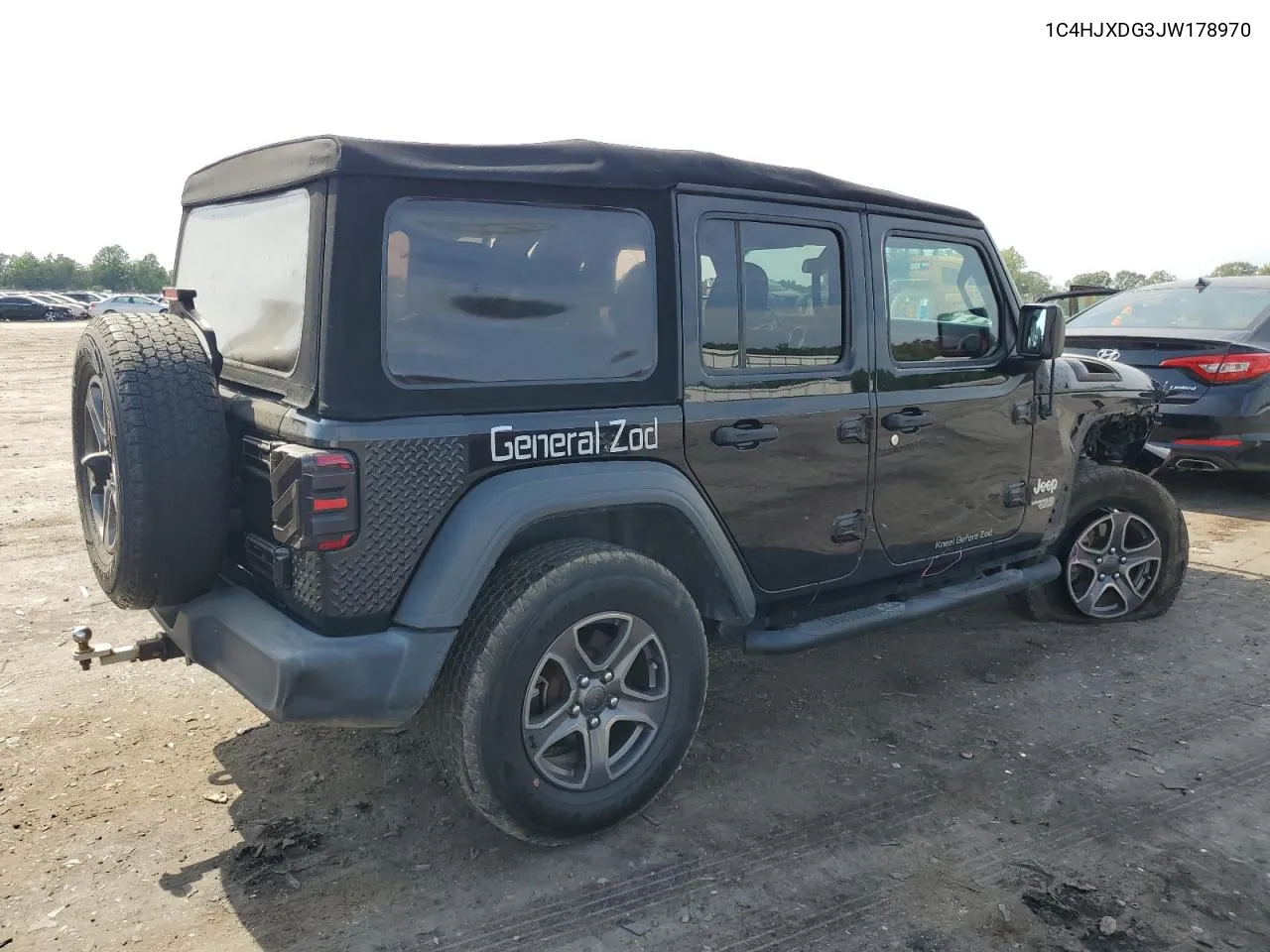 2018 Jeep Wrangler Unlimited Sport VIN: 1C4HJXDG3JW178970 Lot: 60488114