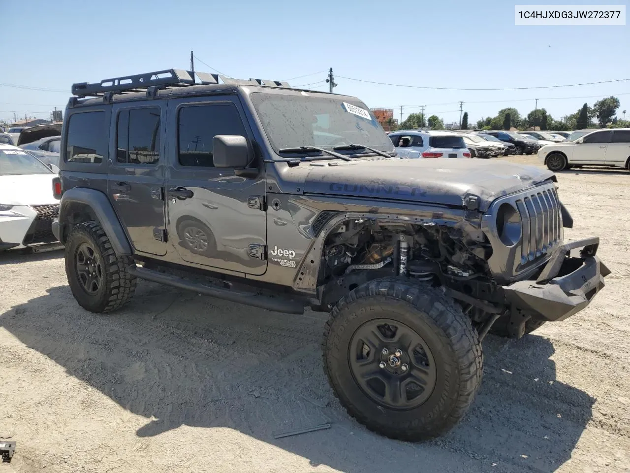 2018 Jeep Wrangler Unlimited Sport VIN: 1C4HJXDG3JW272377 Lot: 60513314