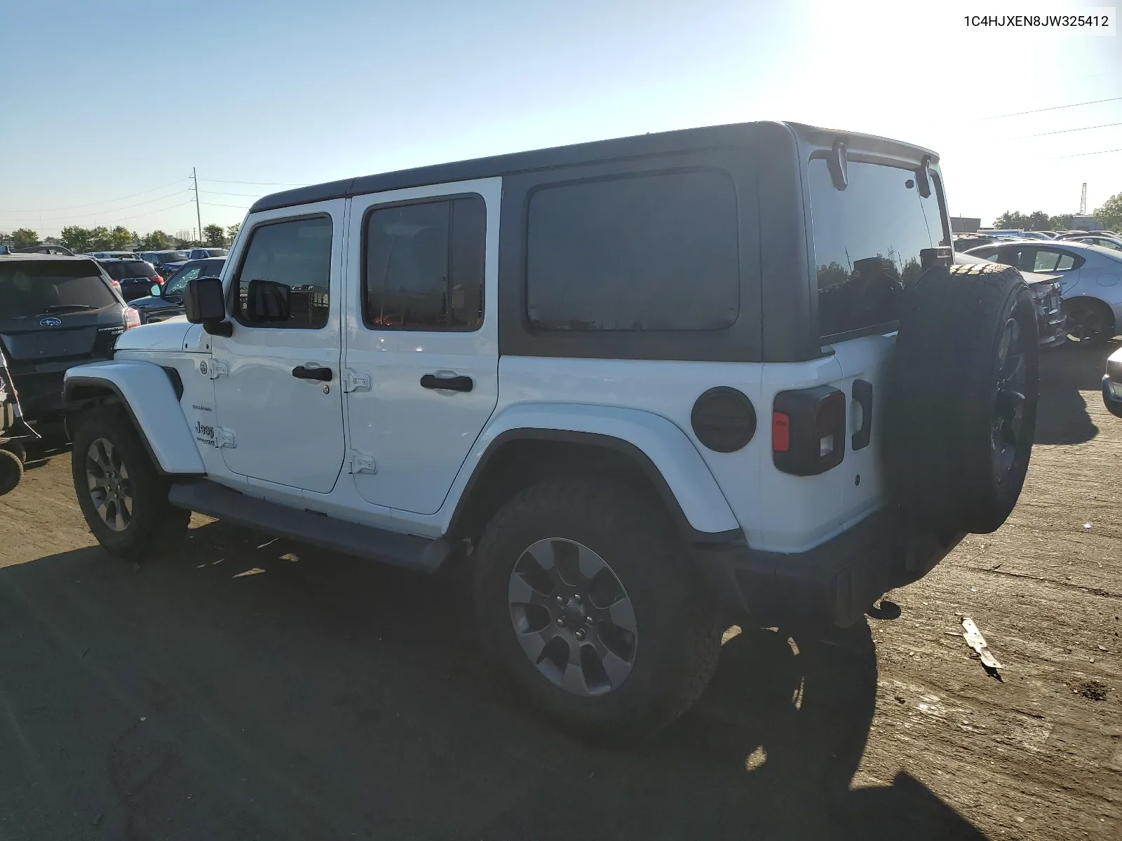 2018 Jeep Wrangler Unlimited Sahara VIN: 1C4HJXEN8JW325412 Lot: 60529784