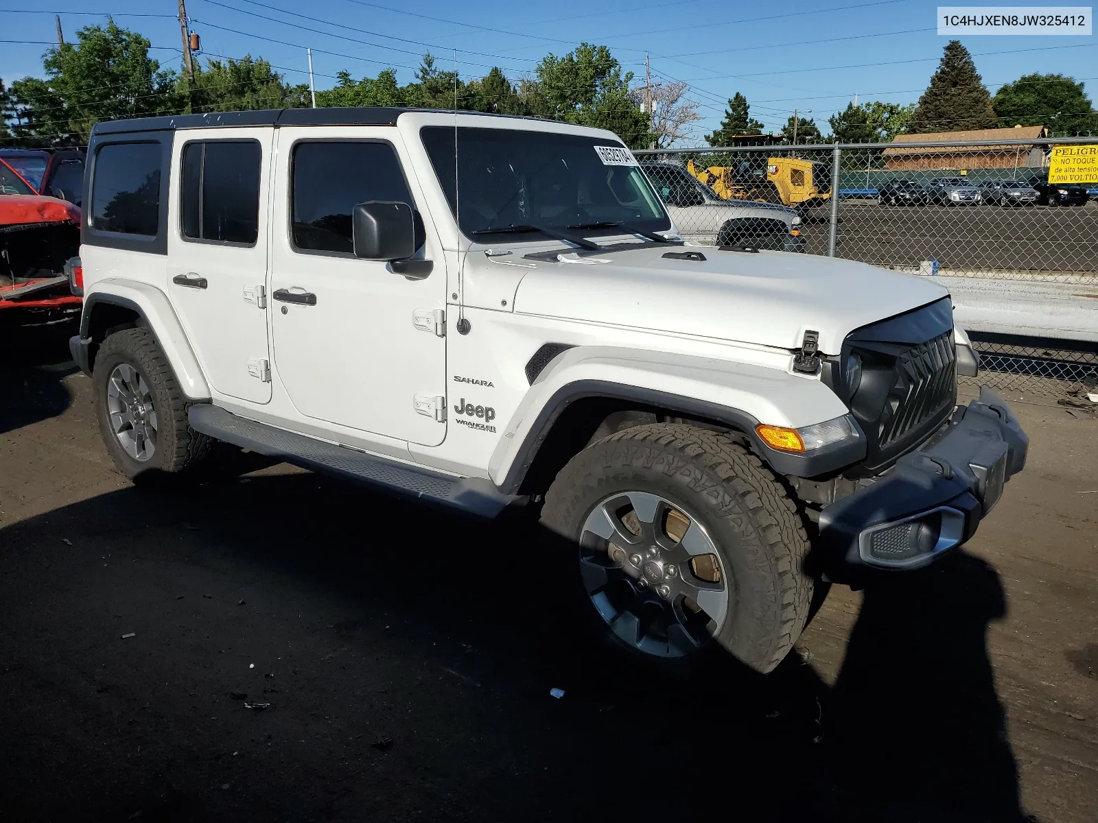 2018 Jeep Wrangler Unlimited Sahara VIN: 1C4HJXEN8JW325412 Lot: 60529784