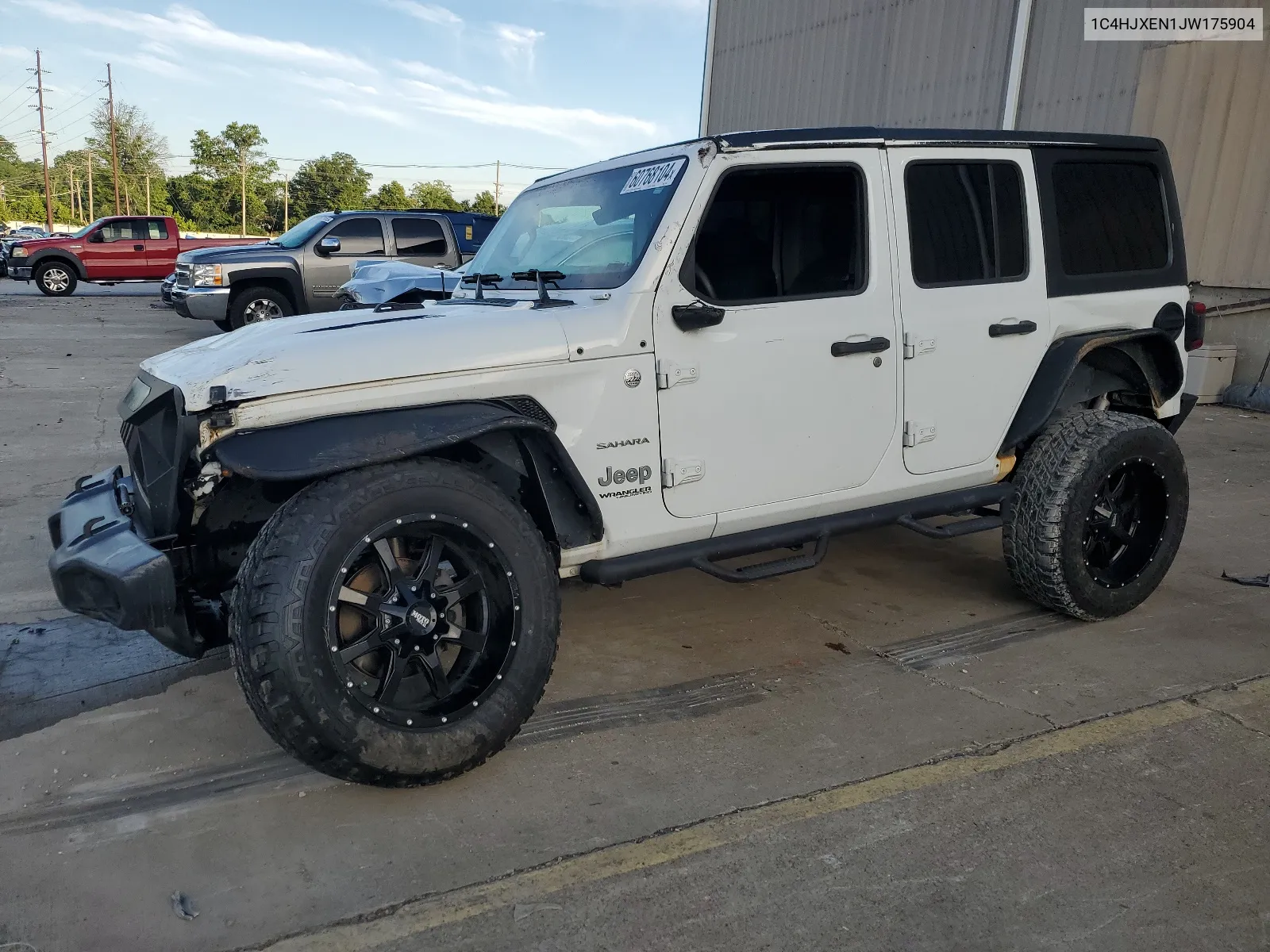 2018 Jeep Wrangler Unlimited Sahara VIN: 1C4HJXEN1JW175904 Lot: 60768104