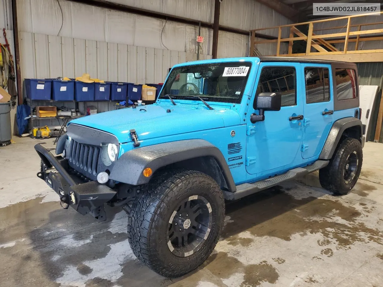 1C4BJWDG2JL818457 2018 Jeep Wrangler Unlimited Sport