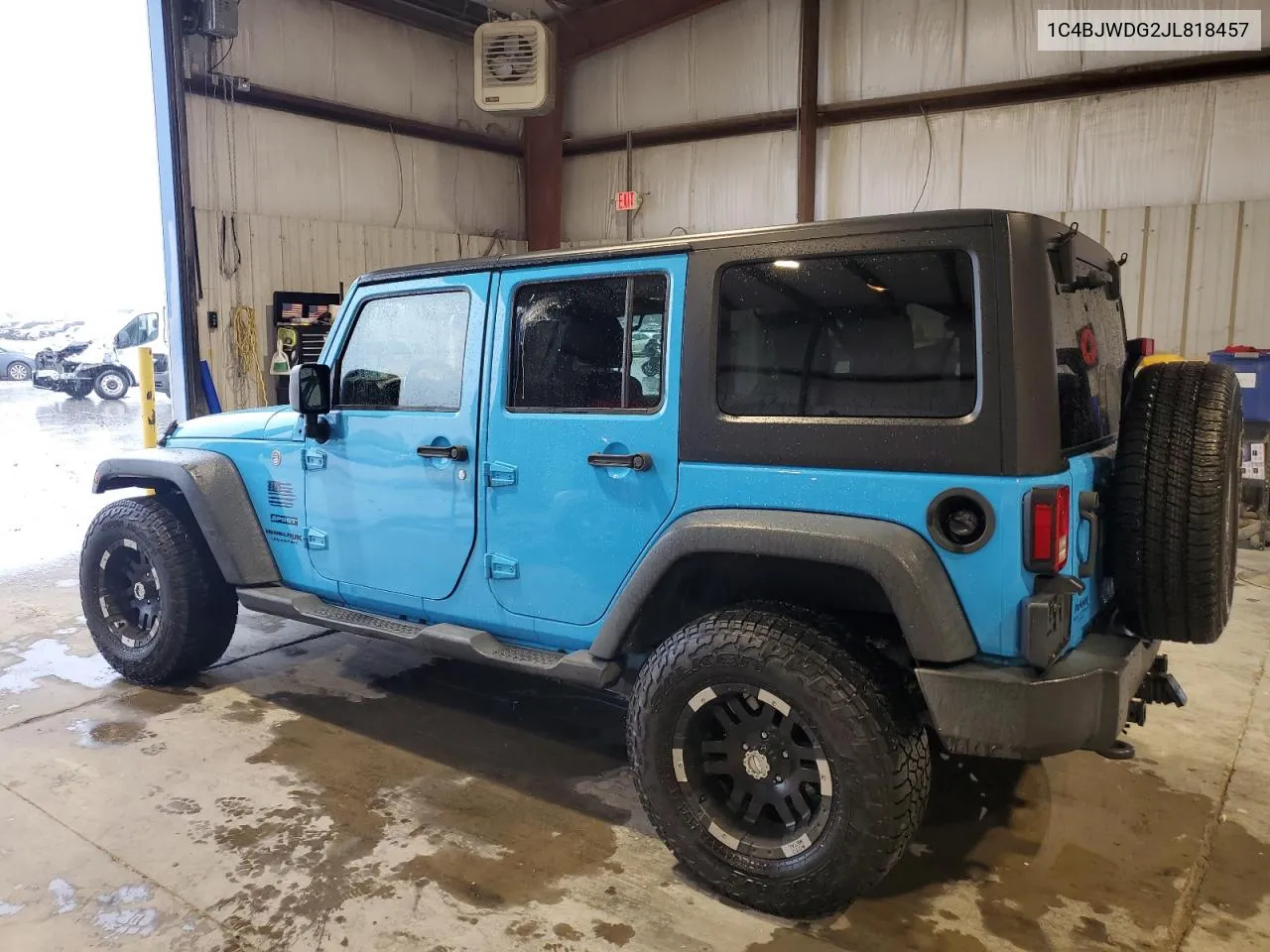 2018 Jeep Wrangler Unlimited Sport VIN: 1C4BJWDG2JL818457 Lot: 60877004