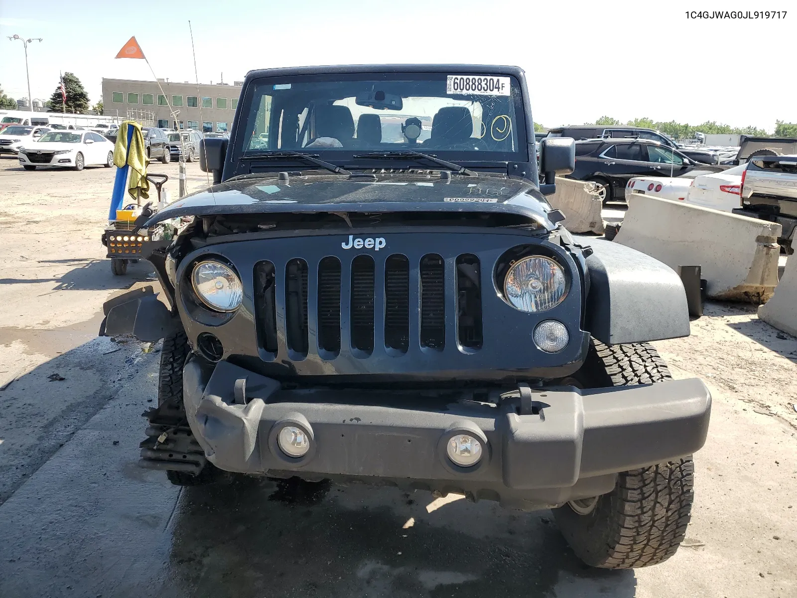 2018 Jeep Wrangler Sport VIN: 1C4GJWAG0JL919717 Lot: 60888304