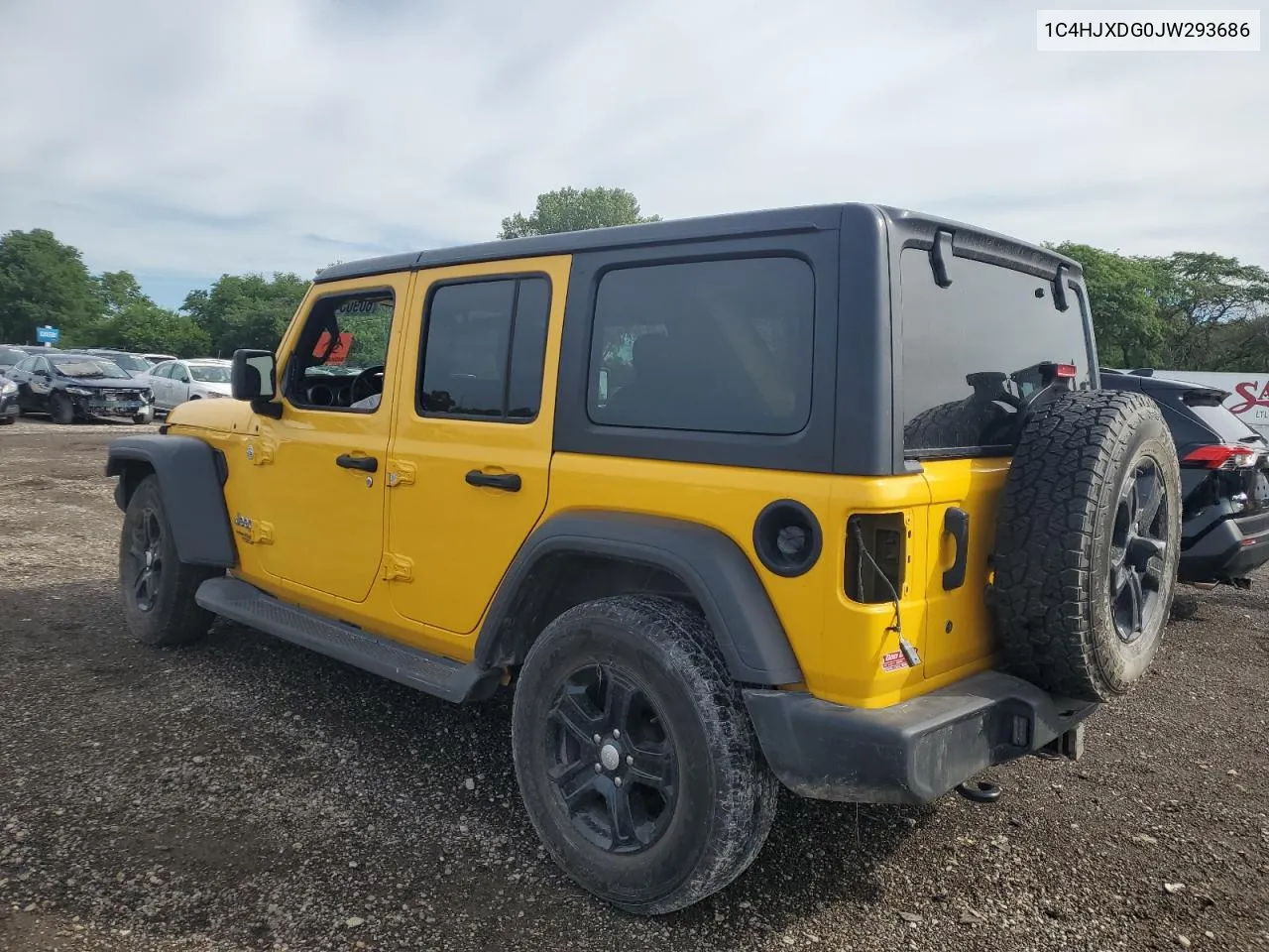 2018 Jeep Wrangler Unlimited Sport VIN: 1C4HJXDG0JW293686 Lot: 60903474