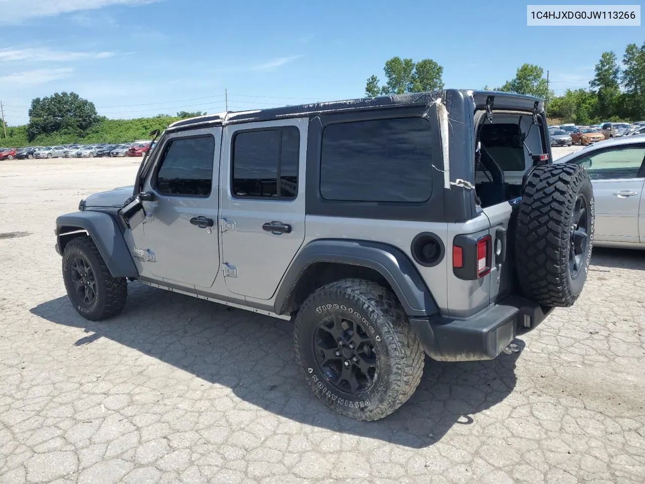 1C4HJXDG0JW113266 2018 Jeep Wrangler Unlimited Sport