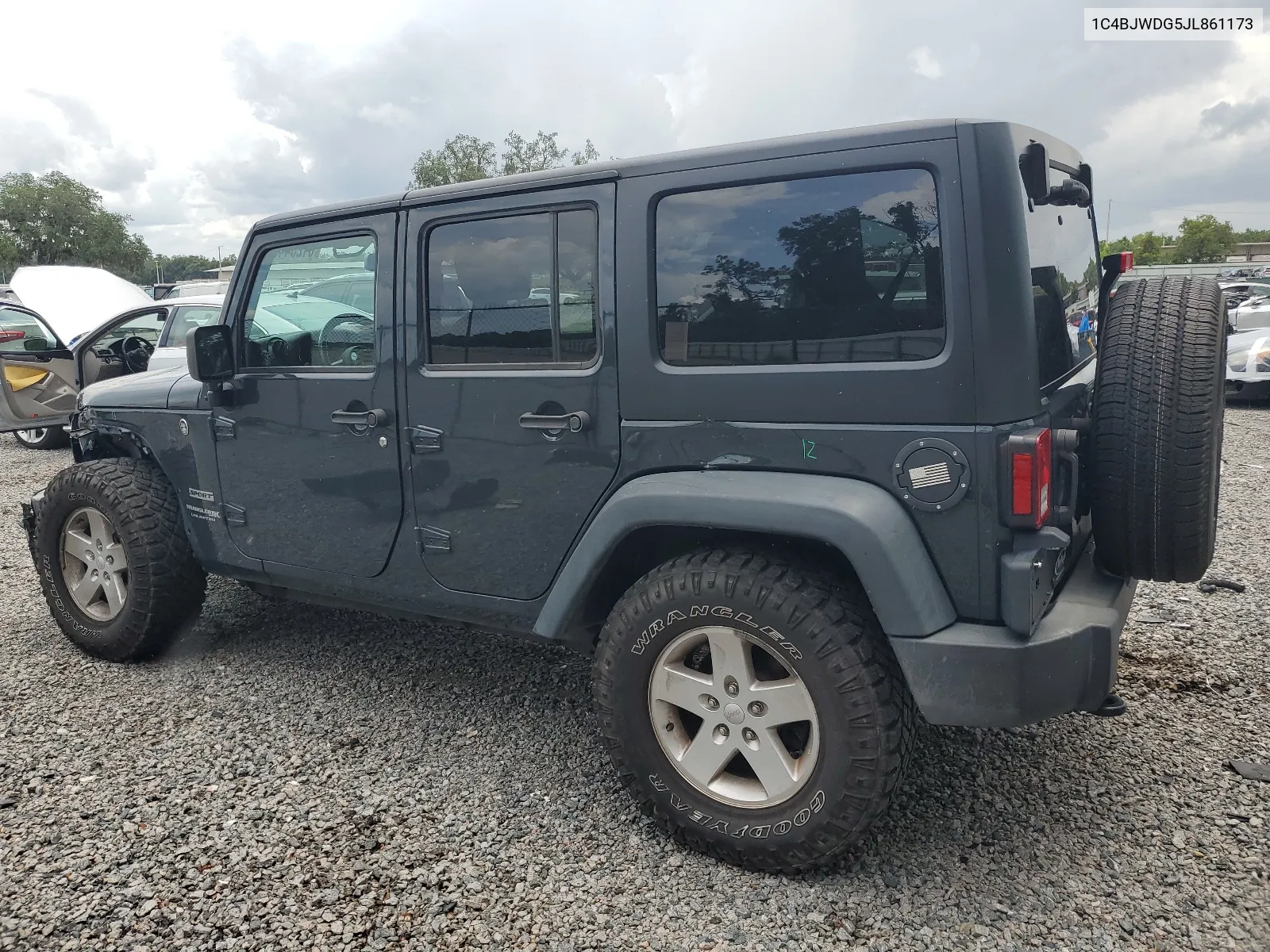 2018 Jeep Wrangler Unlimited Sport VIN: 1C4BJWDG5JL861173 Lot: 61234494