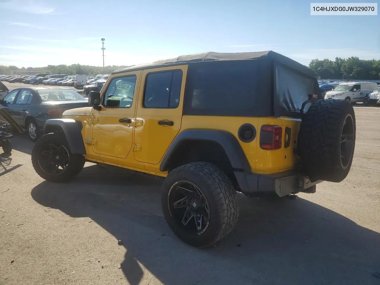 1C4HJXDG0JW329070 2018 Jeep Wrangler Unlimited Sport