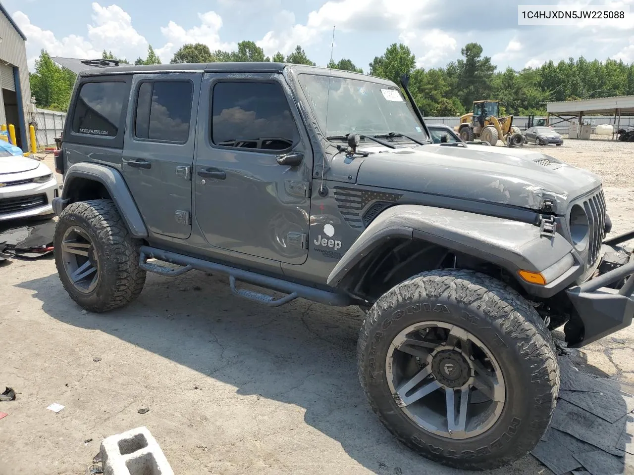 2018 Jeep Wrangler Unlimited Sport VIN: 1C4HJXDN5JW225088 Lot: 61438374