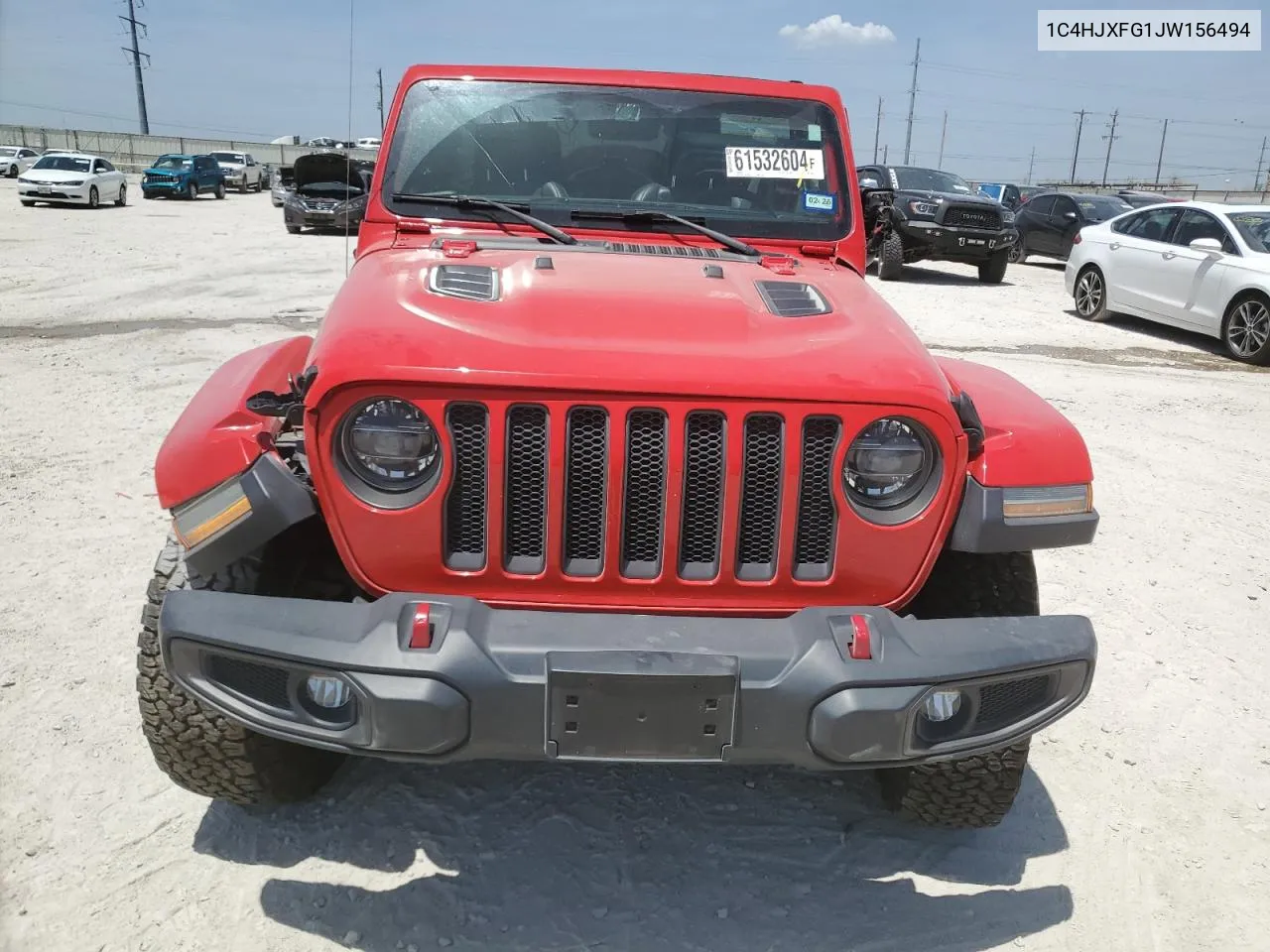 1C4HJXFG1JW156494 2018 Jeep Wrangler Unlimited Rubicon