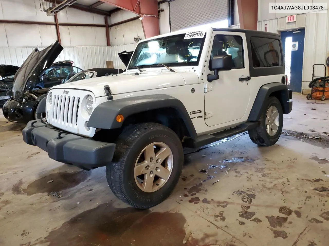 1C4AJWAG8JL903478 2018 Jeep Wrangler Sport