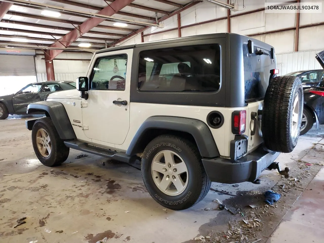 2018 Jeep Wrangler Sport VIN: 1C4AJWAG8JL903478 Lot: 61660684