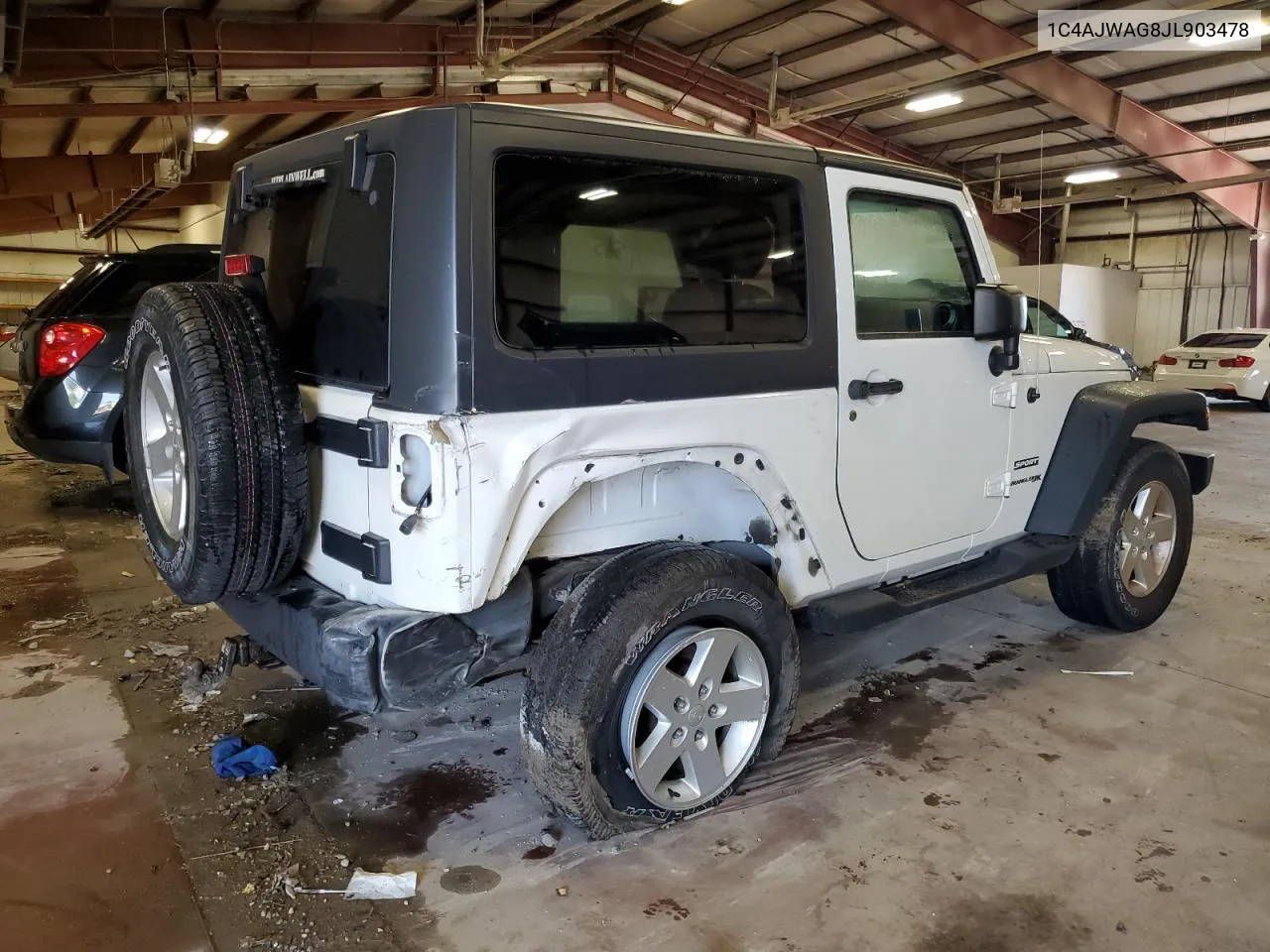 2018 Jeep Wrangler Sport VIN: 1C4AJWAG8JL903478 Lot: 61660684