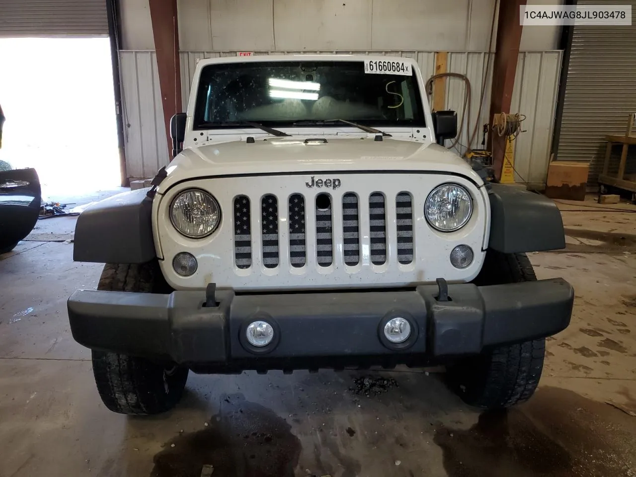 2018 Jeep Wrangler Sport VIN: 1C4AJWAG8JL903478 Lot: 61660684