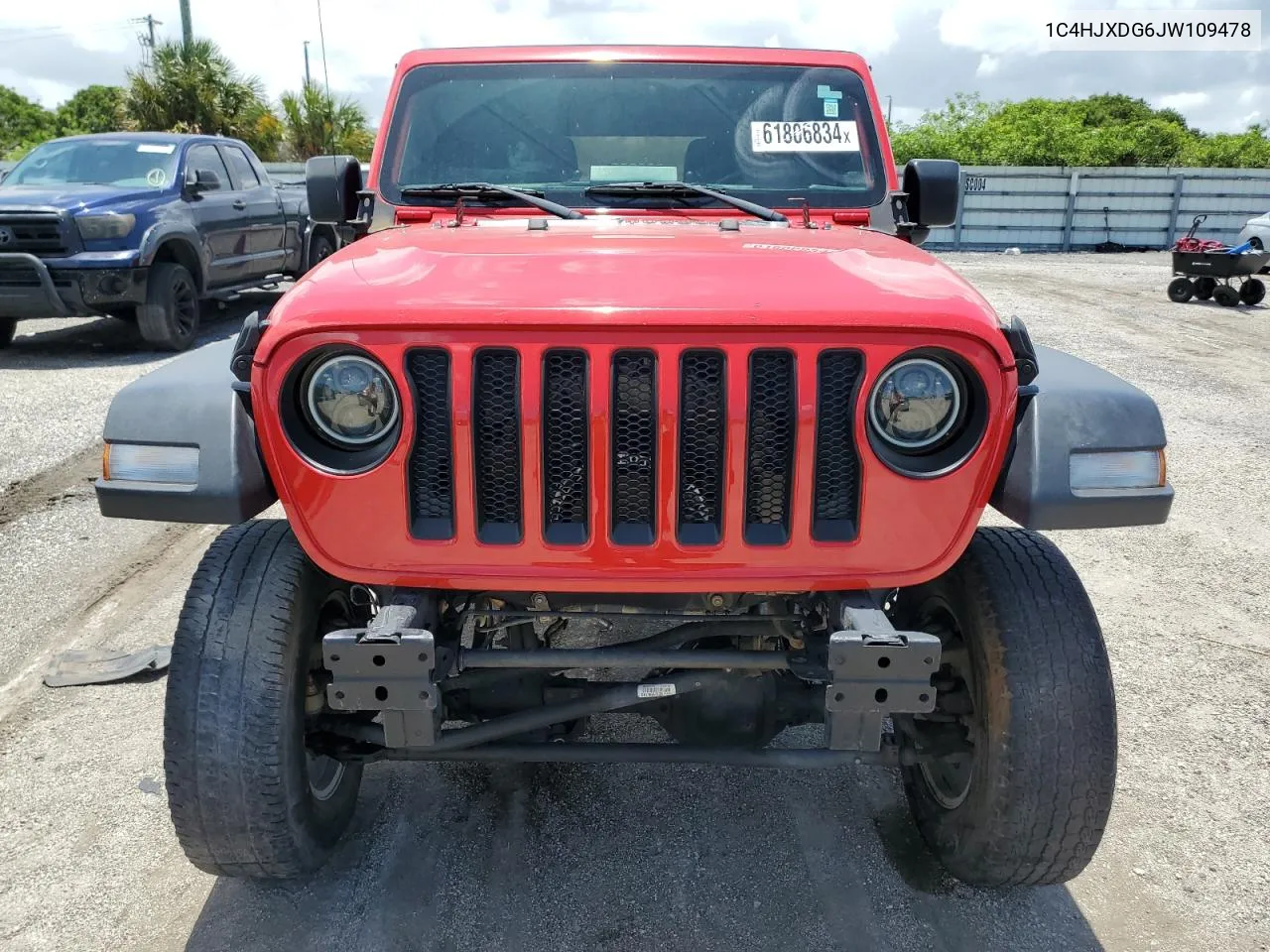 2018 Jeep Wrangler Unlimited Sport VIN: 1C4HJXDG6JW109478 Lot: 61806834