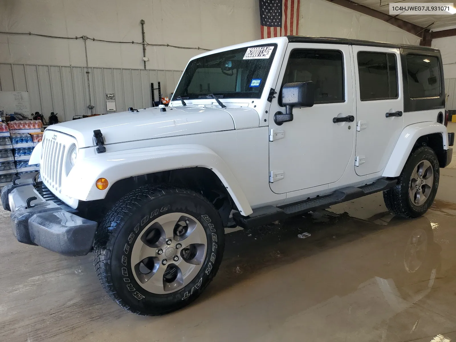 2018 Jeep Wrangler Unlimited Sahara VIN: 1C4HJWEG7JL931071 Lot: 62000134