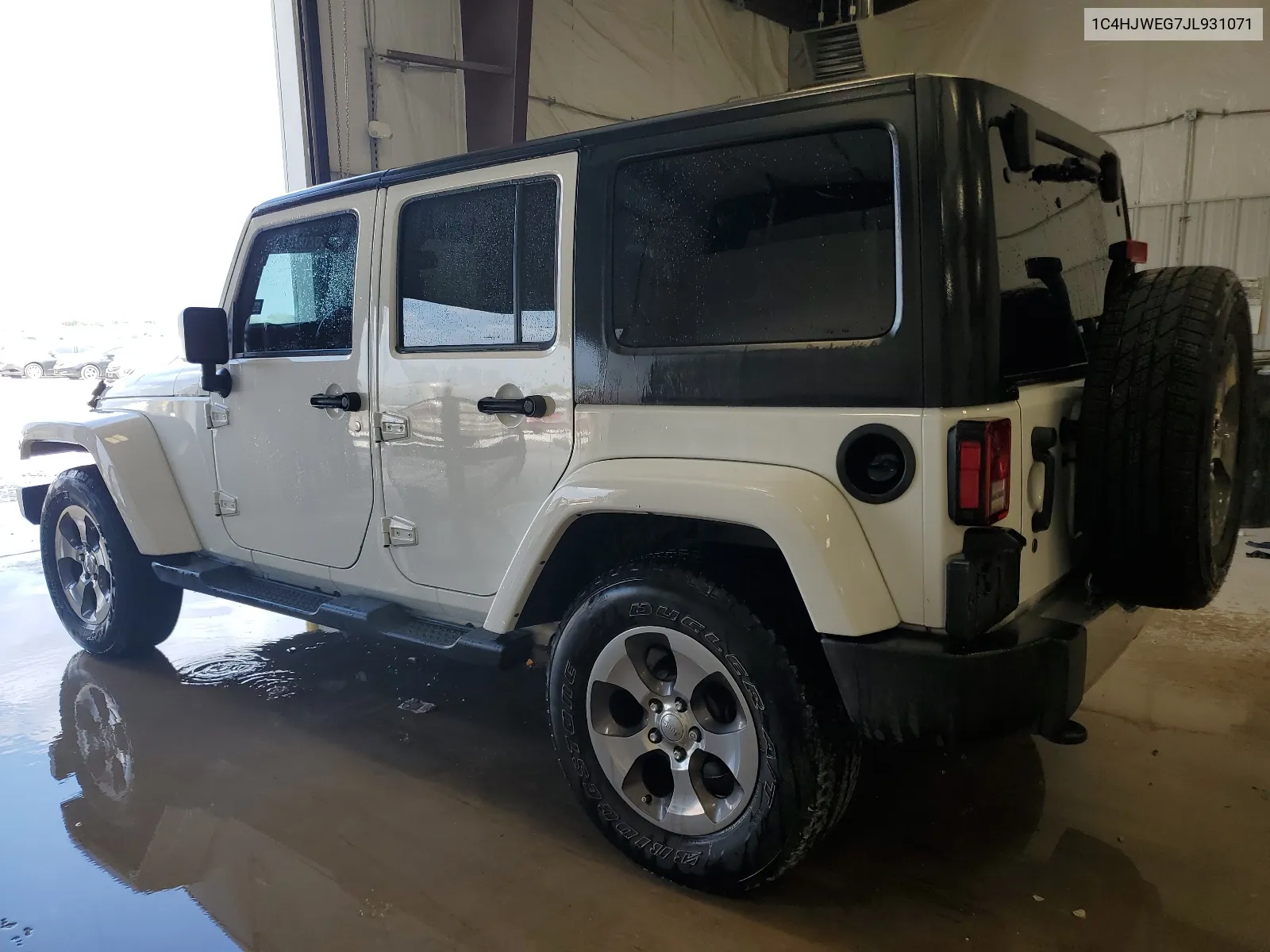 2018 Jeep Wrangler Unlimited Sahara VIN: 1C4HJWEG7JL931071 Lot: 62000134