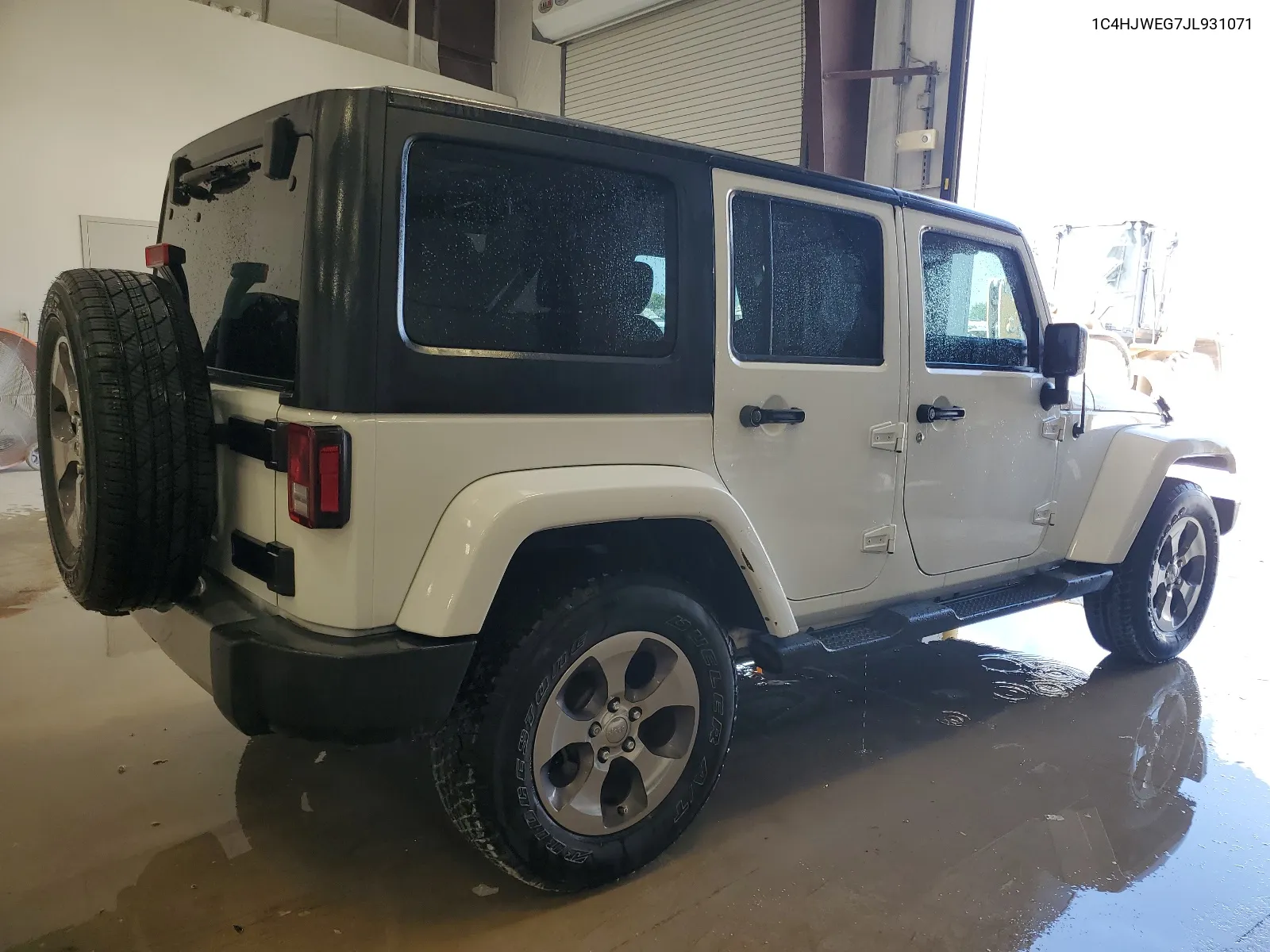 2018 Jeep Wrangler Unlimited Sahara VIN: 1C4HJWEG7JL931071 Lot: 62000134