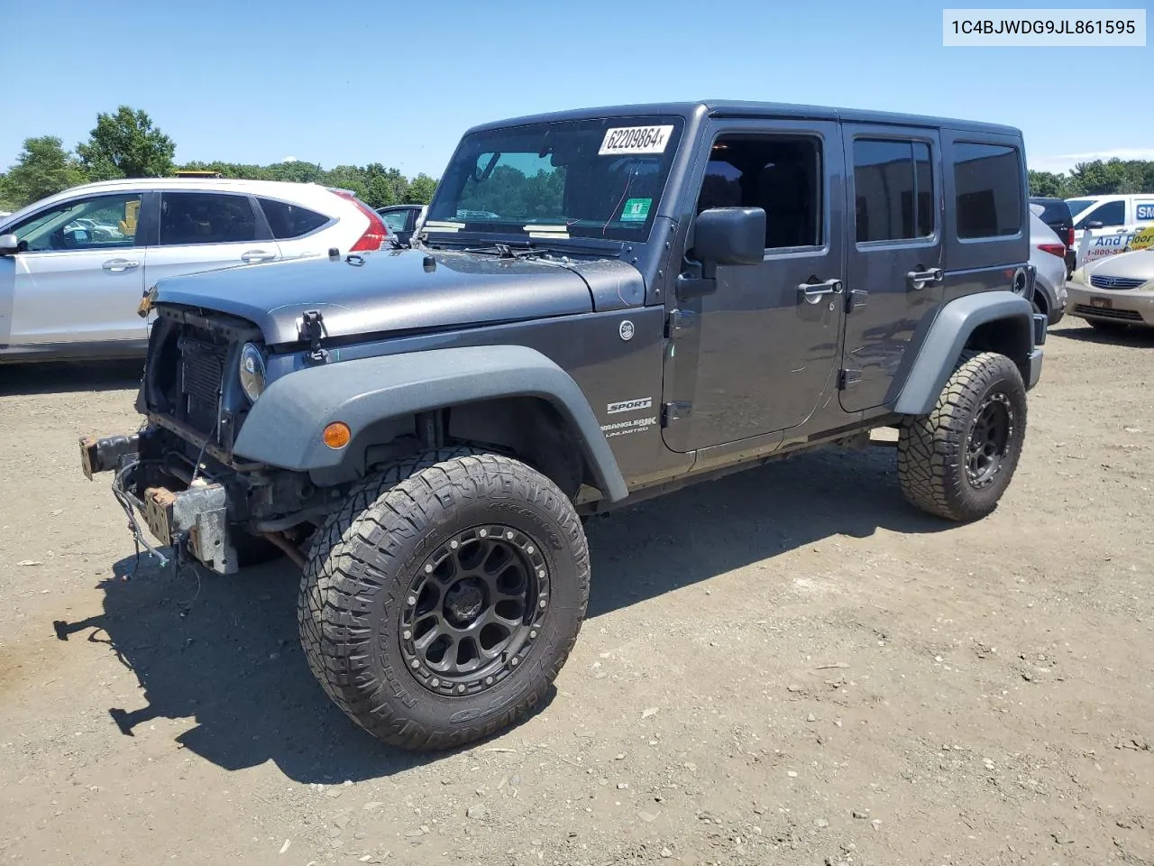 2018 Jeep Wrangler Unlimited Sport VIN: 1C4BJWDG9JL861595 Lot: 62209864