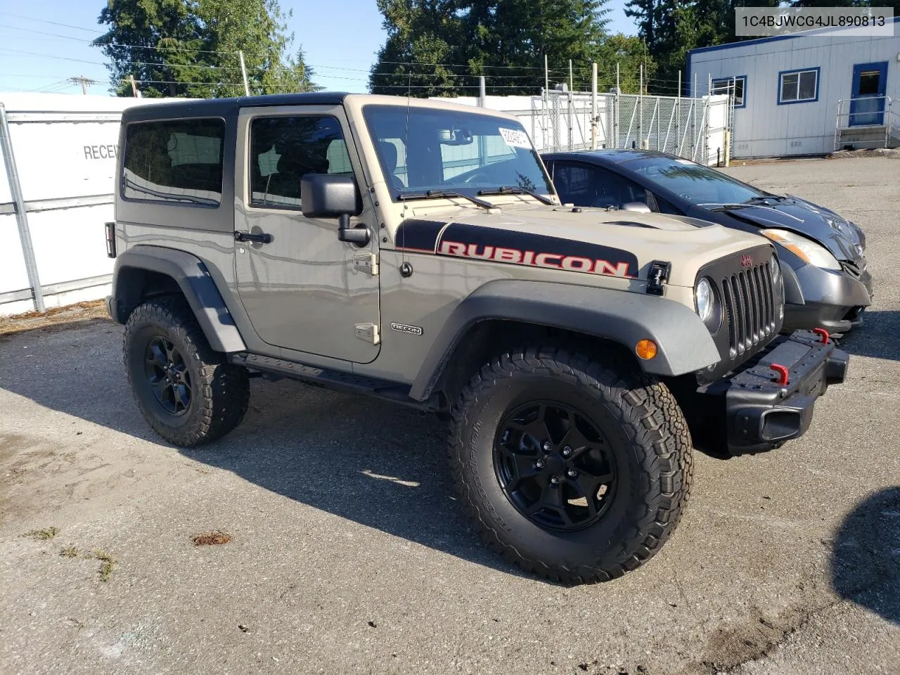 1C4BJWCG4JL890813 2018 Jeep Wrangler Rubicon