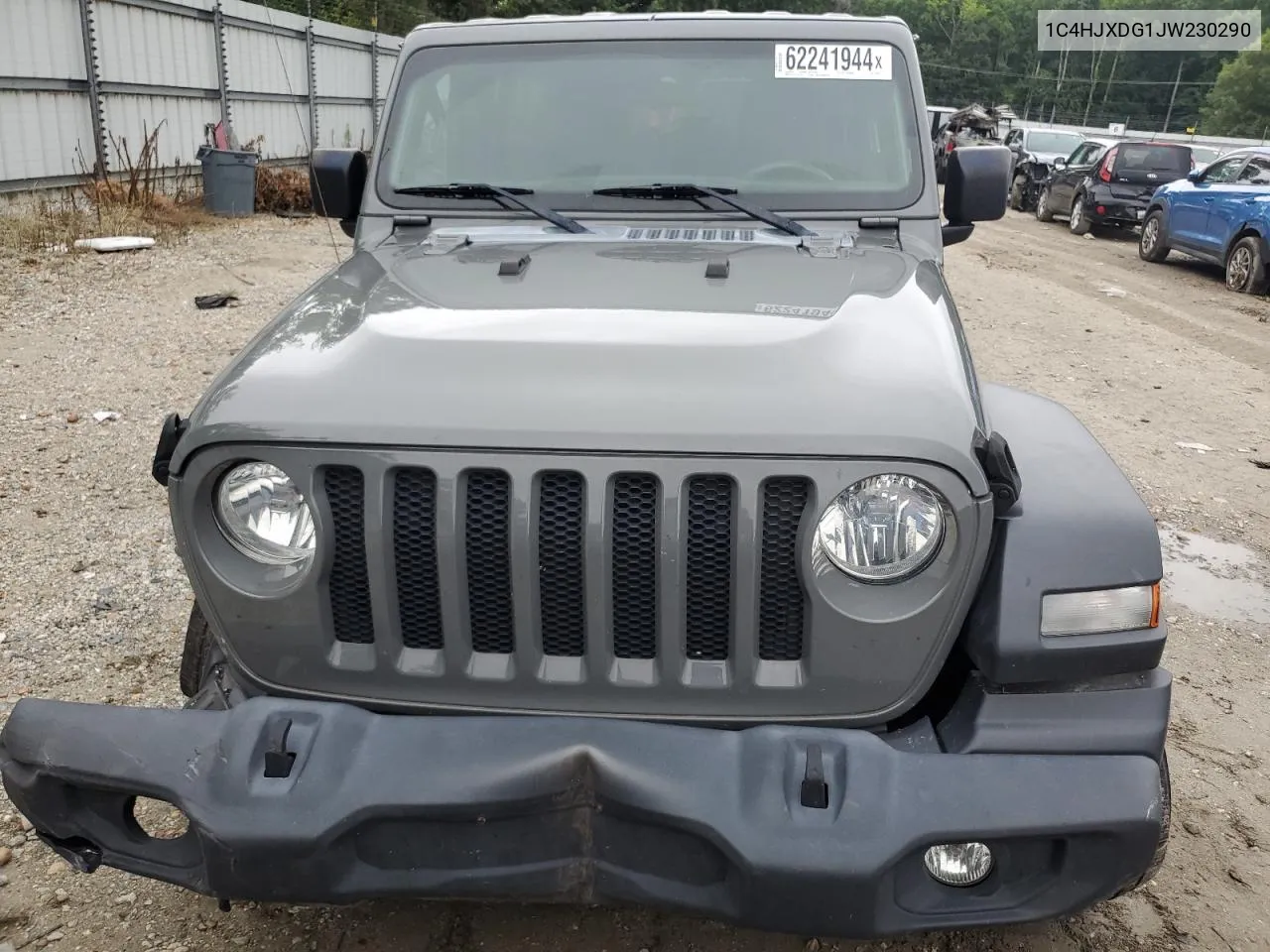 2018 Jeep Wrangler Unlimited Sport VIN: 1C4HJXDG1JW230290 Lot: 62241944