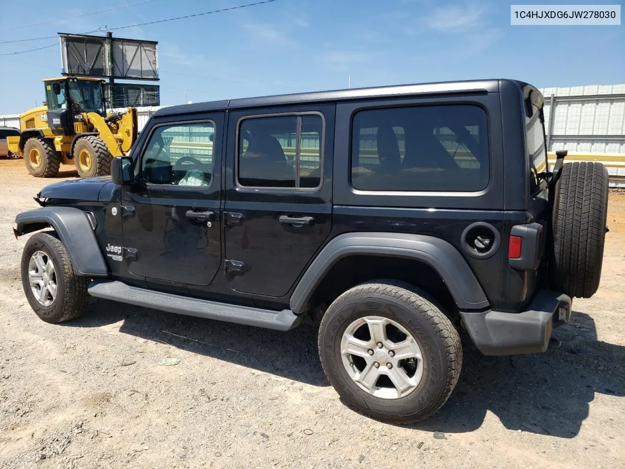 2018 Jeep Wrangler Unlimited Sport VIN: 1C4HJXDG6JW278030 Lot: 62355394