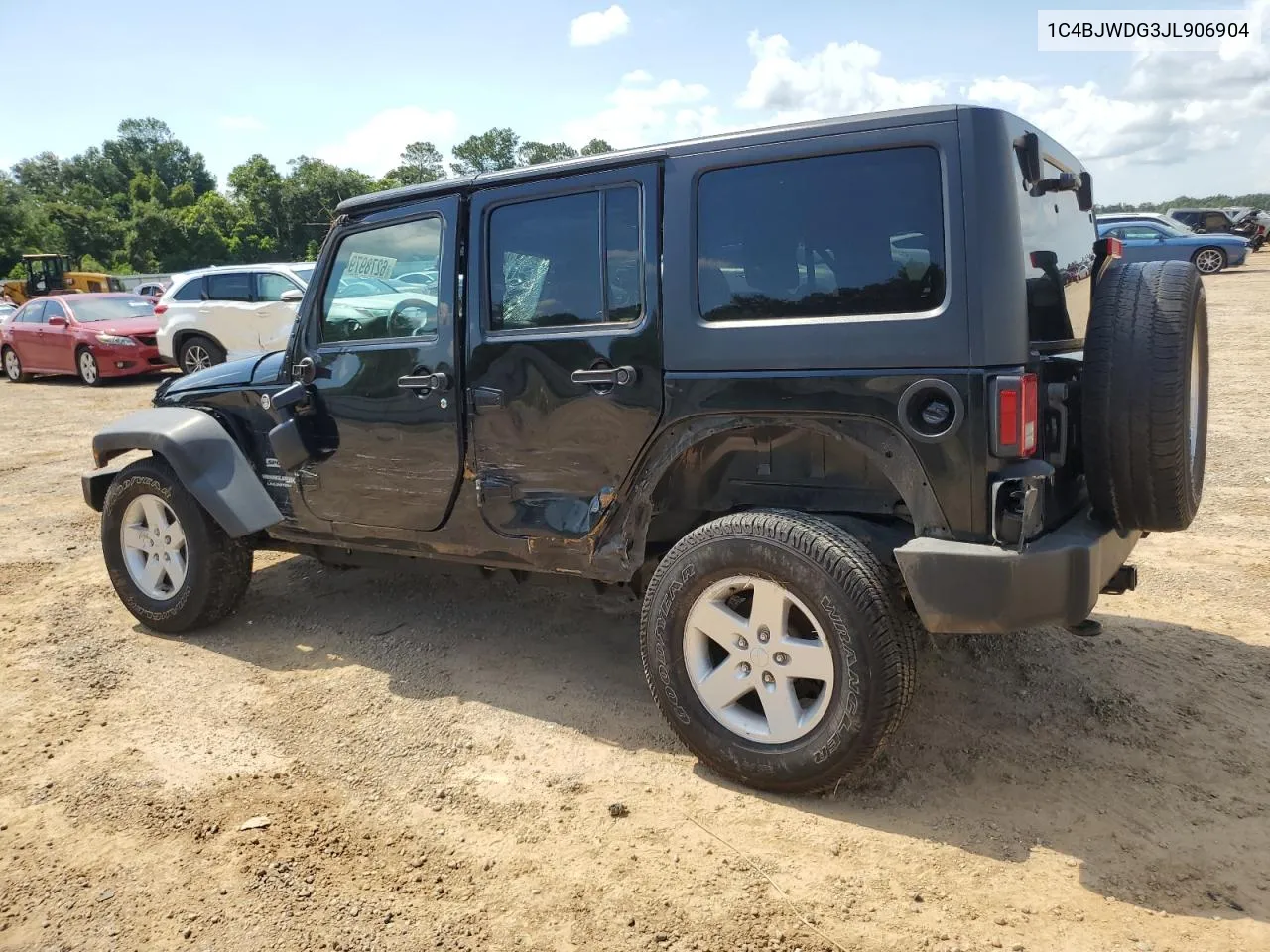 2018 Jeep Wrangler Unlimited Sport VIN: 1C4BJWDG3JL906904 Lot: 62789794